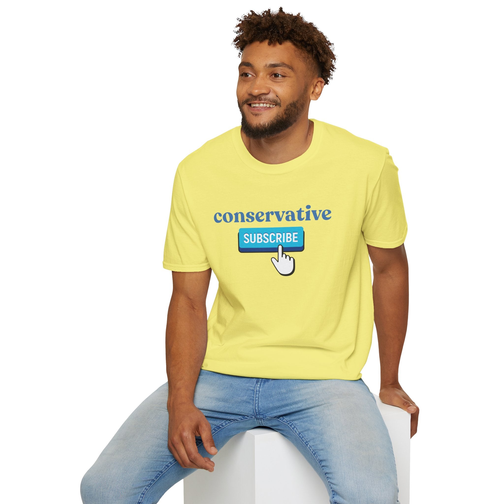 Conservative "Subscribe" T-Shirt — Political Statement Tee