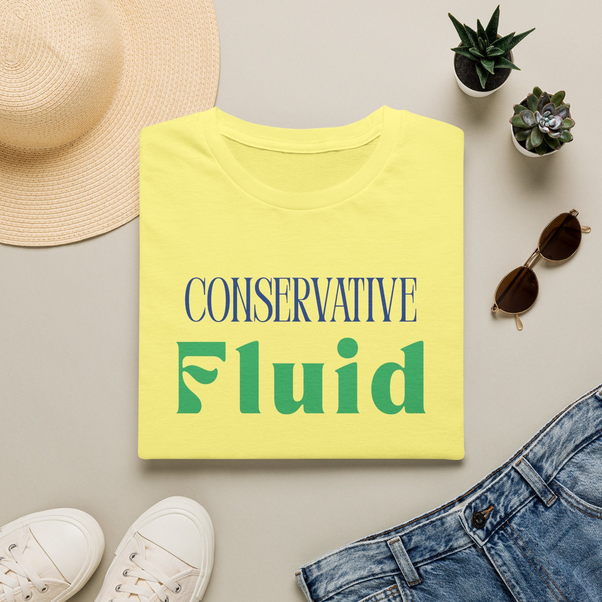 Conservative Fluid T-Shirt — Political Statement Tee