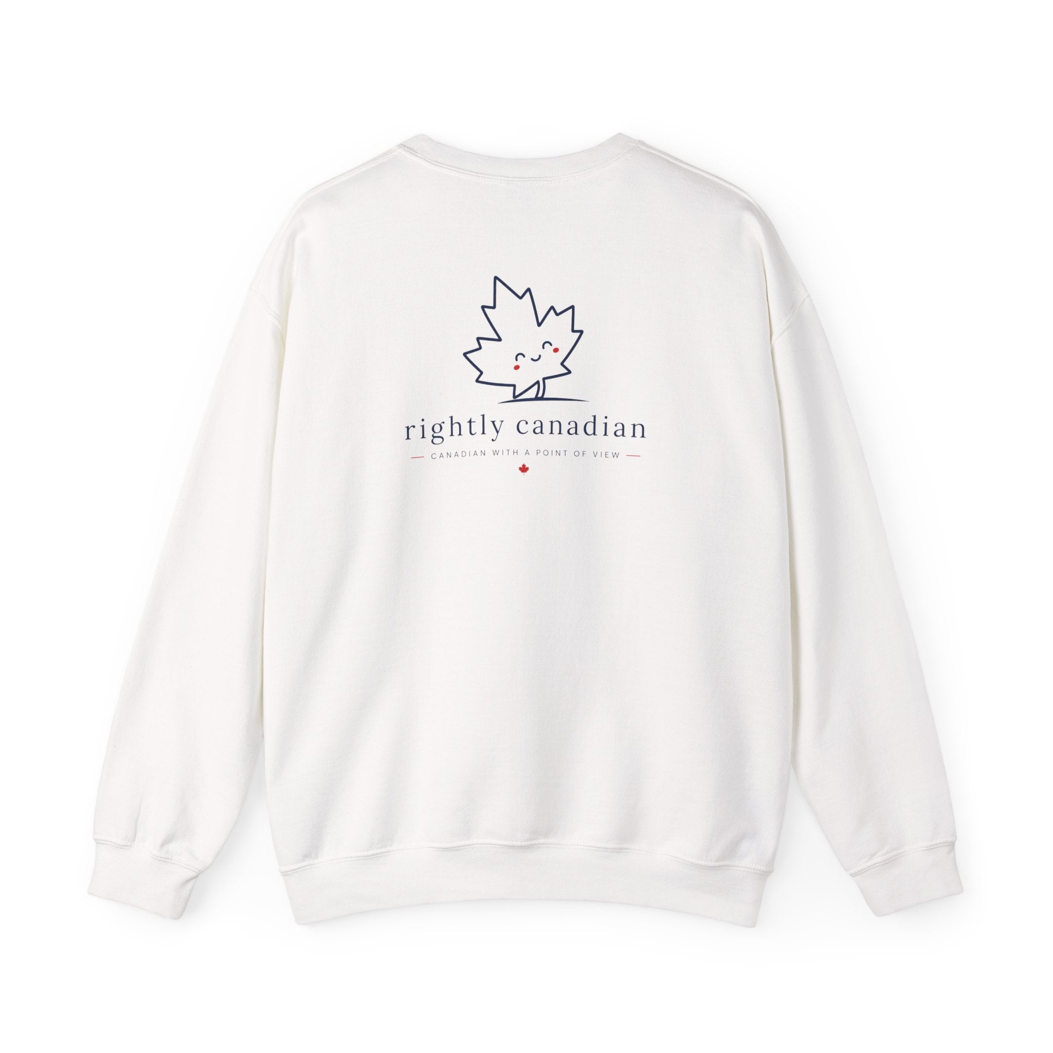 Conservative Crewneck Sweatshirt – 'Triggered by Deficits' Rightly Canadian Pullover