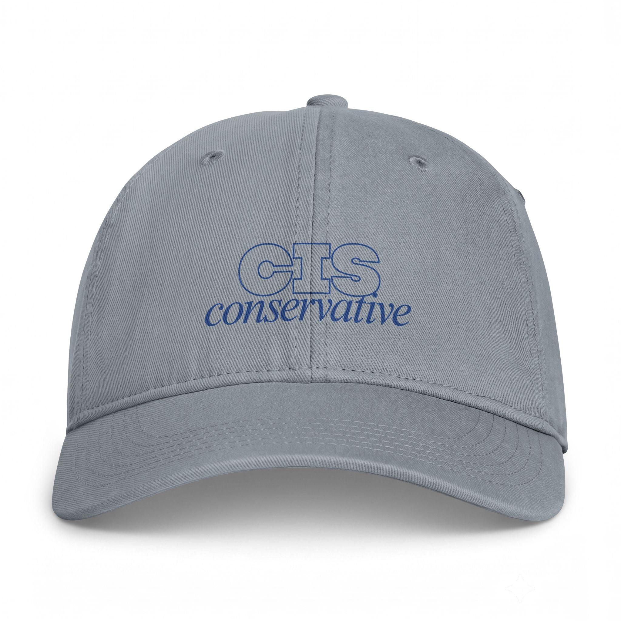 Conservative Dad Hat — "CIS conservative" Coastal Washed Cap
