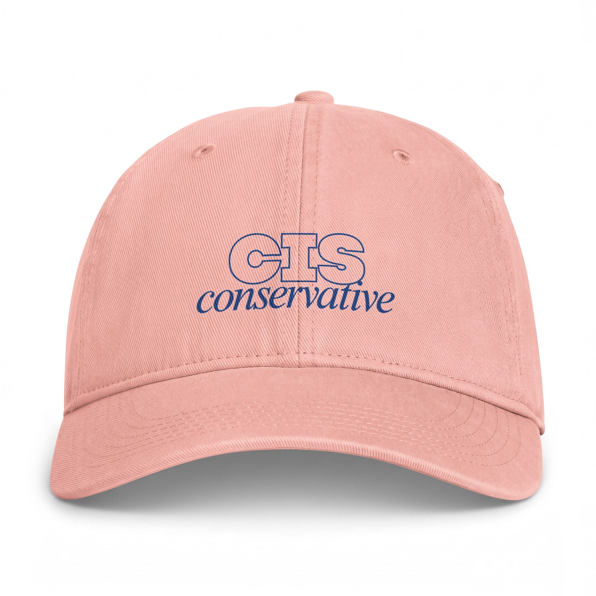Conservative Dad Hat — "CIS conservative" Coastal Washed Cap
