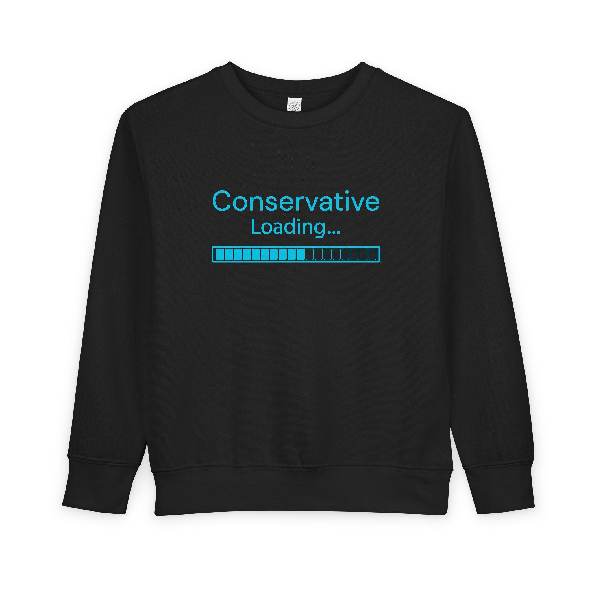 Toddler Sweatshirt — "Conservative Loading..." Cute Rightly Canadian Maple Crew