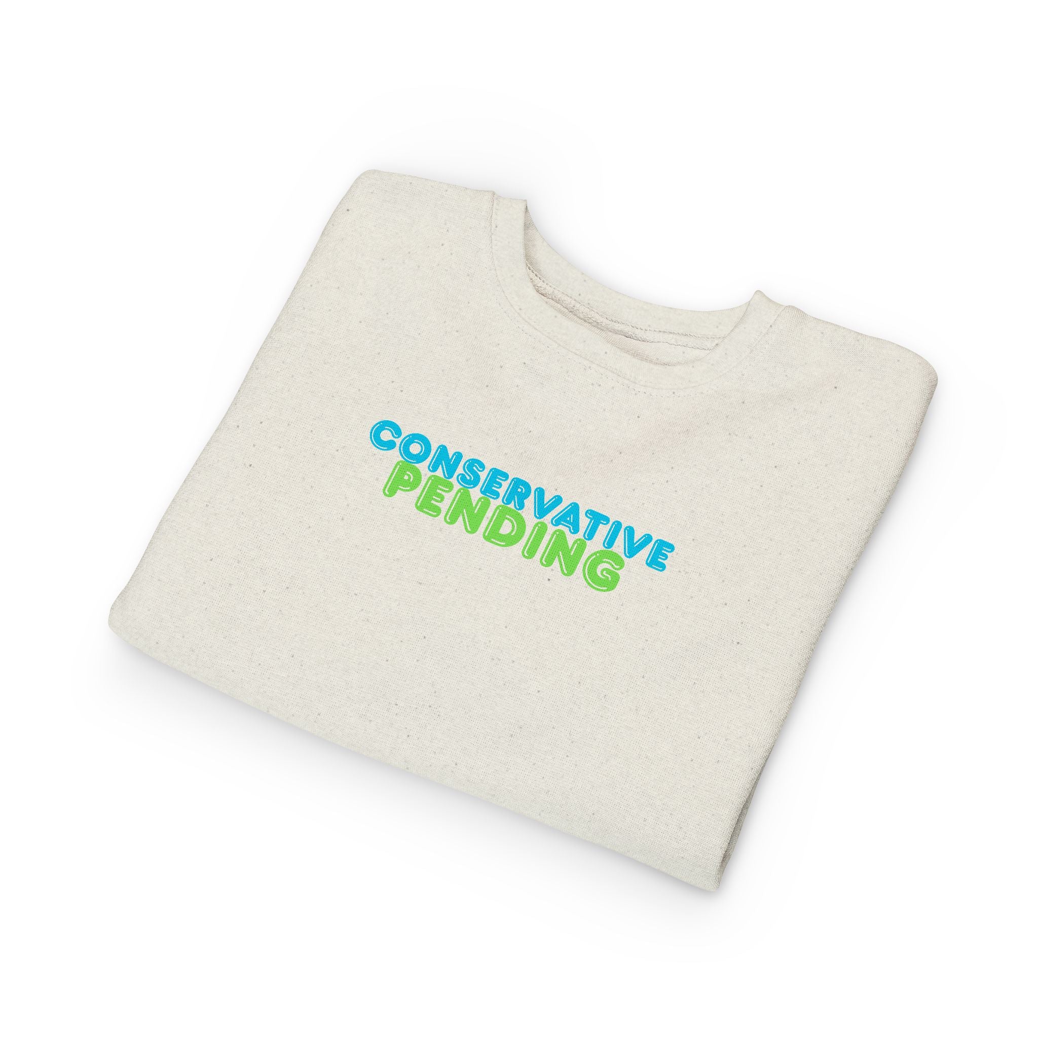 Toddler Sweatshirt - "Conservative Pending" Cute Maple Leaf Baby Pullover (Rightly Canadian)
