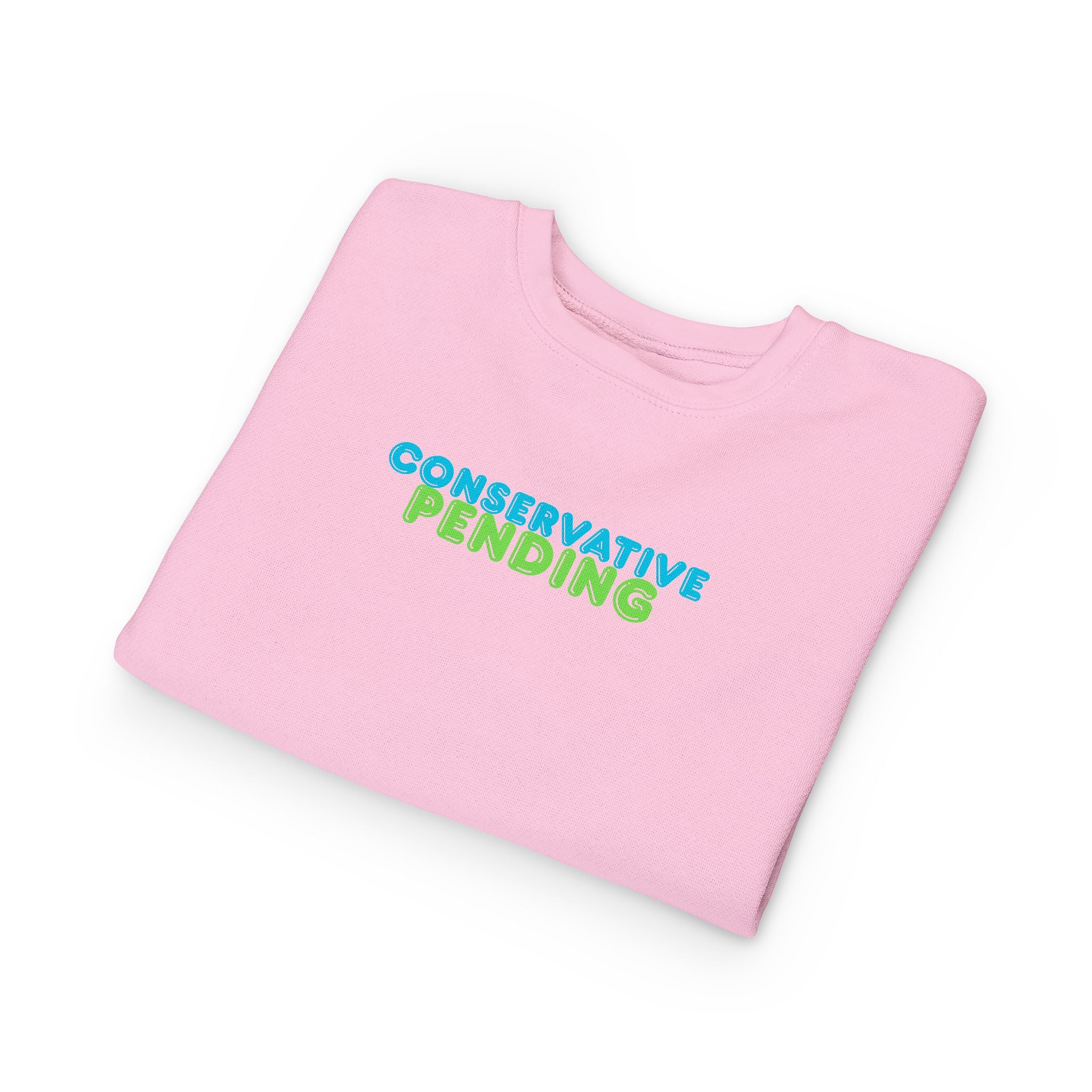 Toddler Sweatshirt - "Conservative Pending" Cute Maple Leaf Baby Pullover (Rightly Canadian)