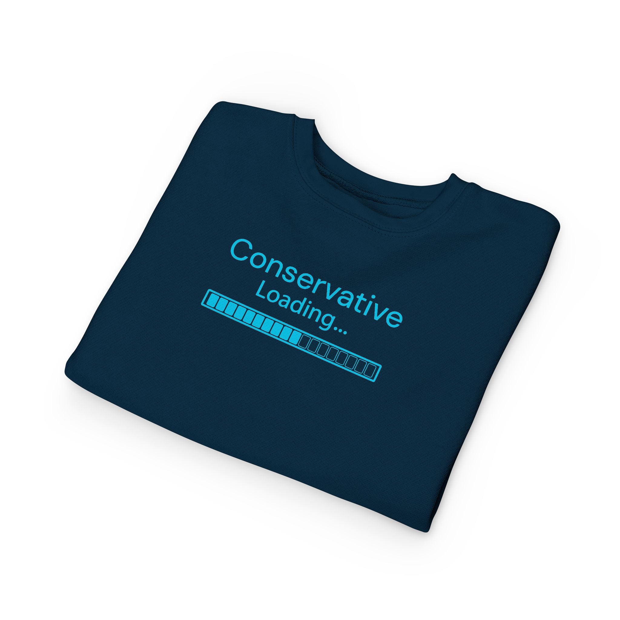 Toddler Sweatshirt — "Conservative Loading..." Cute Rightly Canadian Maple Crew