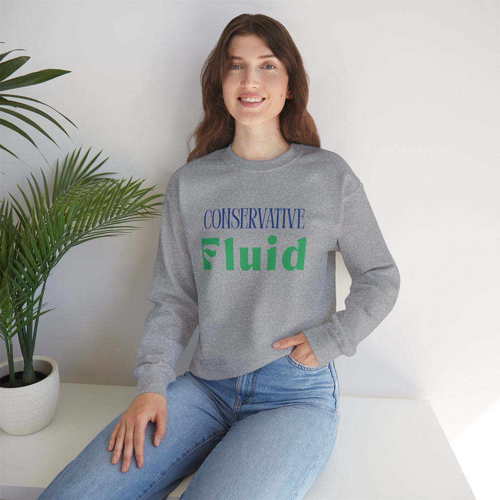 Conservative Fluid Crewneck Sweatshirt — Rightly Canadian Maple Pullover