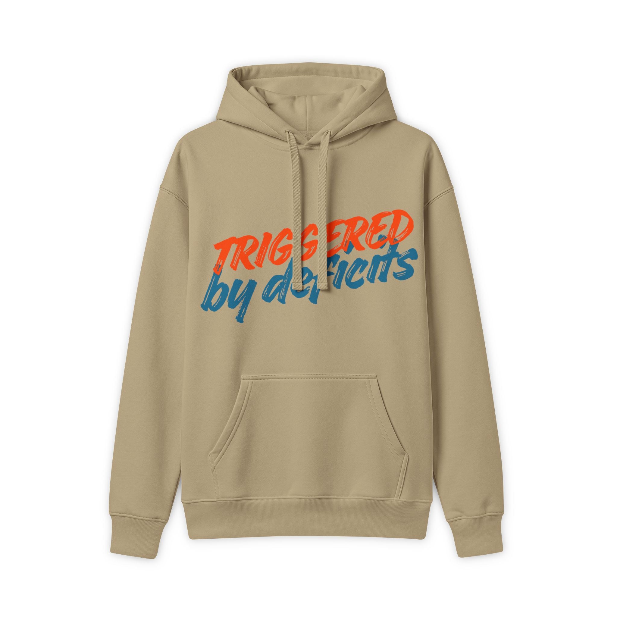 Triggered by Deficits Hoodie — Rightly Canadian Graphic Pullover