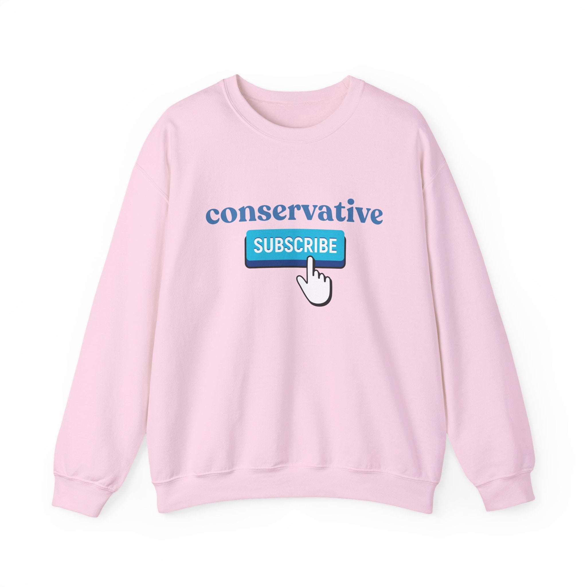 Conservative Subscribe Crewneck Sweatshirt