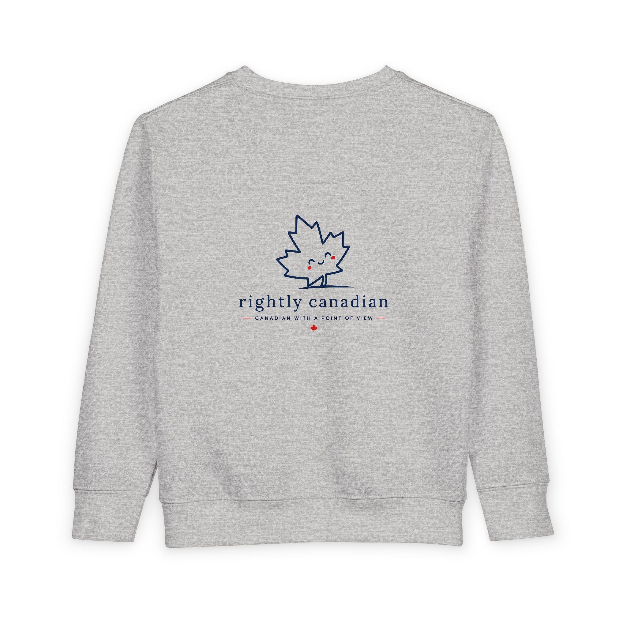 Toddler Sweatshirt — "Conservative Loading..." Cute Rightly Canadian Maple Crew