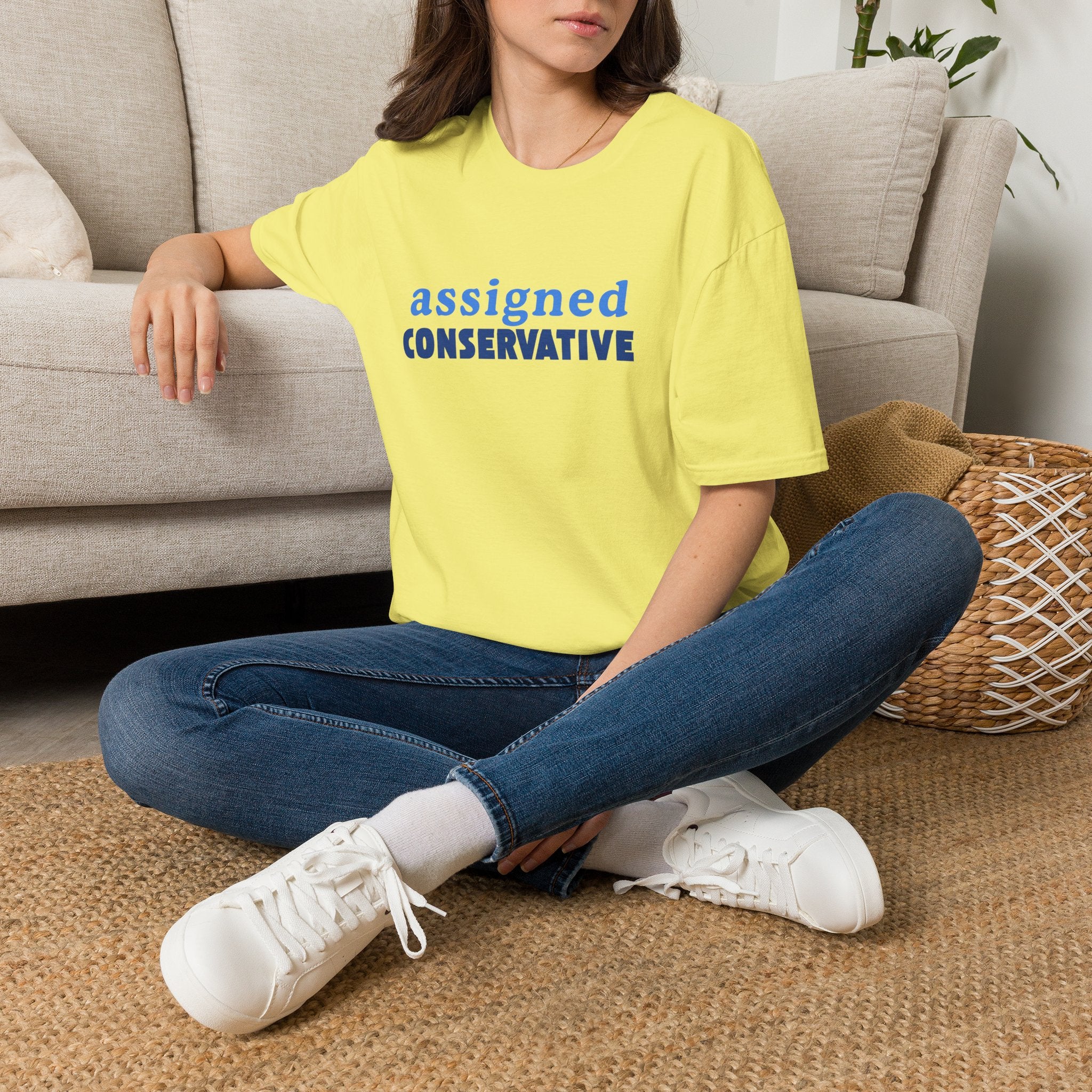 Assigned Conservative T-Shirt — Political Statement Tee