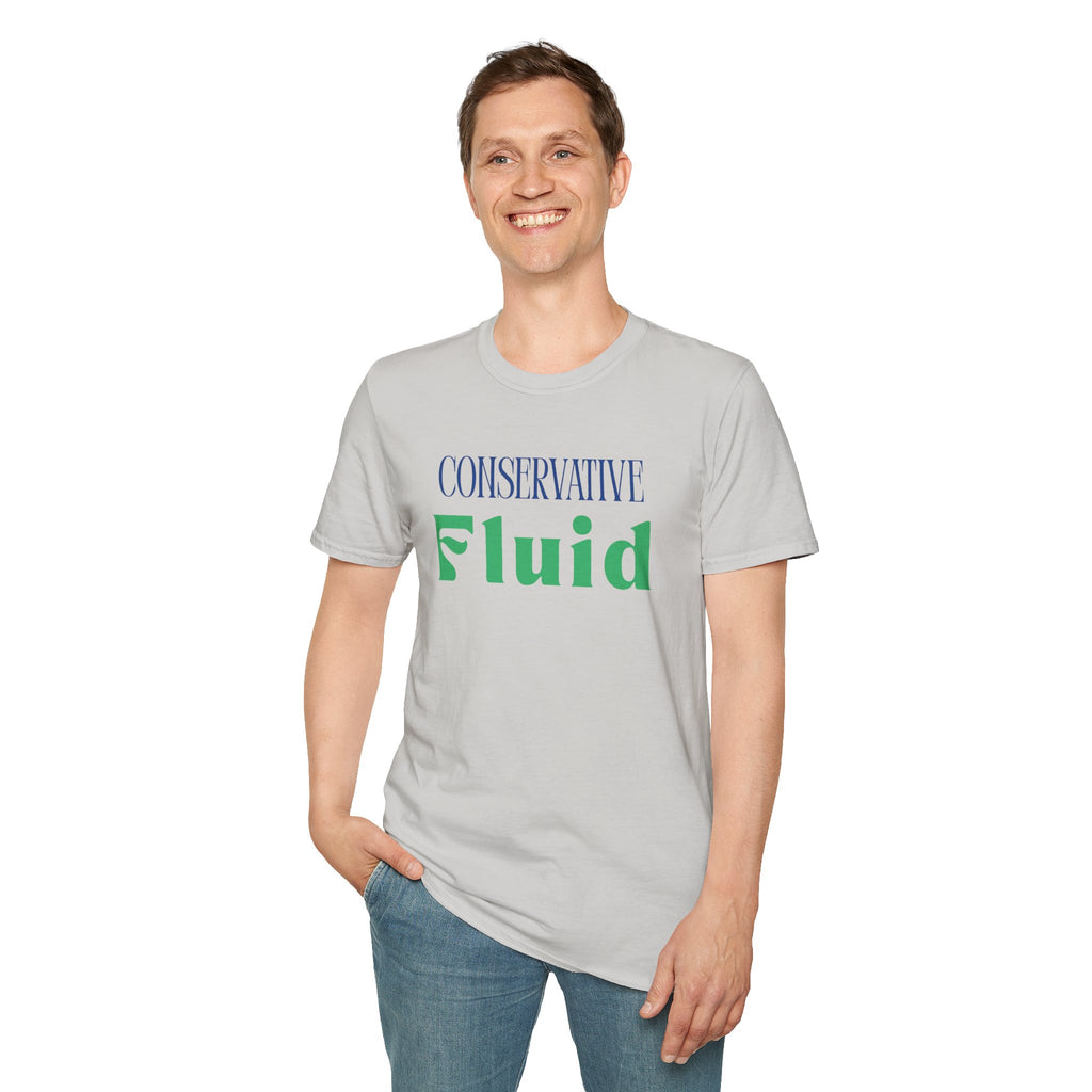 Conservative Fluid T-Shirt — Political Statement Tee