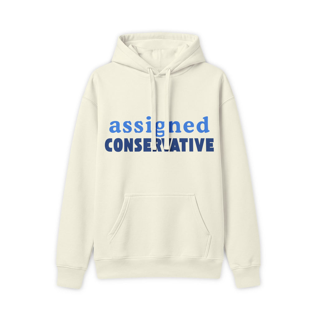 Assigned Conservative Hoodie — Rightly Canadian Maple Logo Pullover