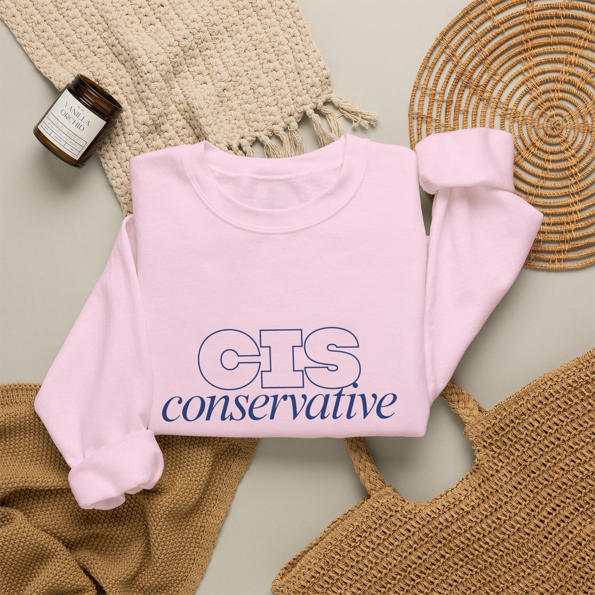 Conservative Crewneck Sweatshirt – 'CIS Conservative' Rightly Canadian Pullover