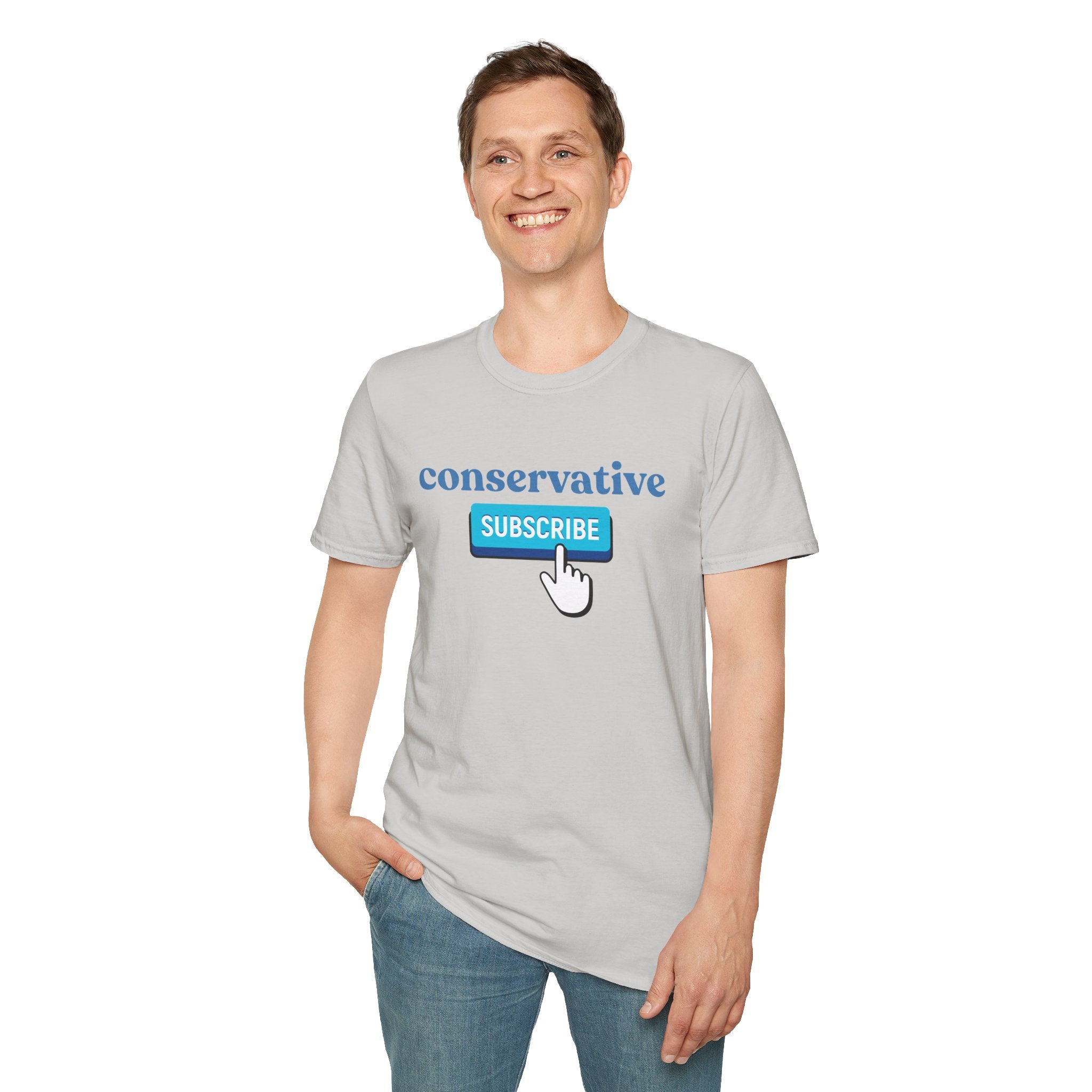 Conservative "Subscribe" T-Shirt — Political Statement Tee