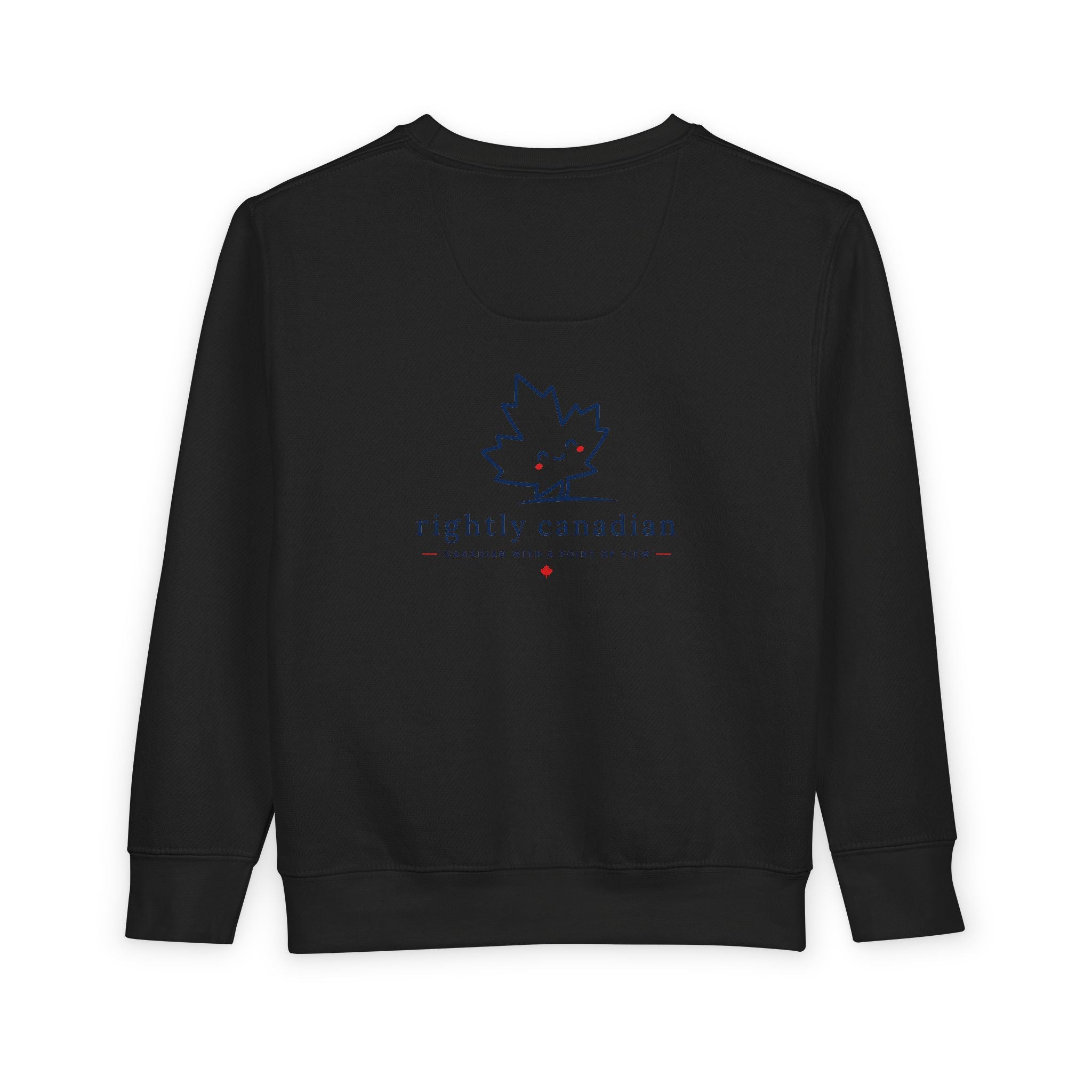 Toddler Sweatshirt — "Conservative Loading..." Cute Rightly Canadian Maple Crew