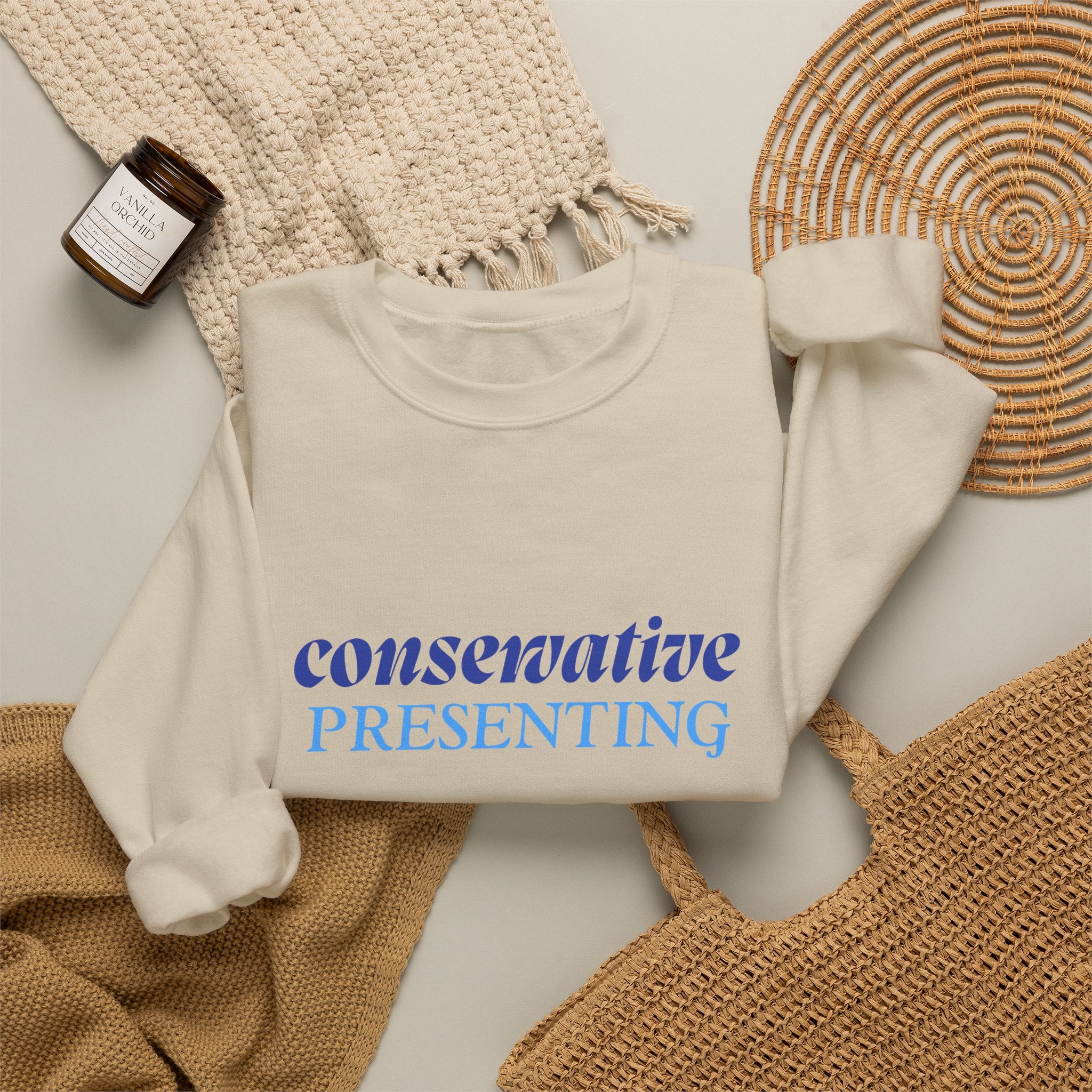 Conservative Presenting Sweatshirt — Rightly Canadian Crewneck