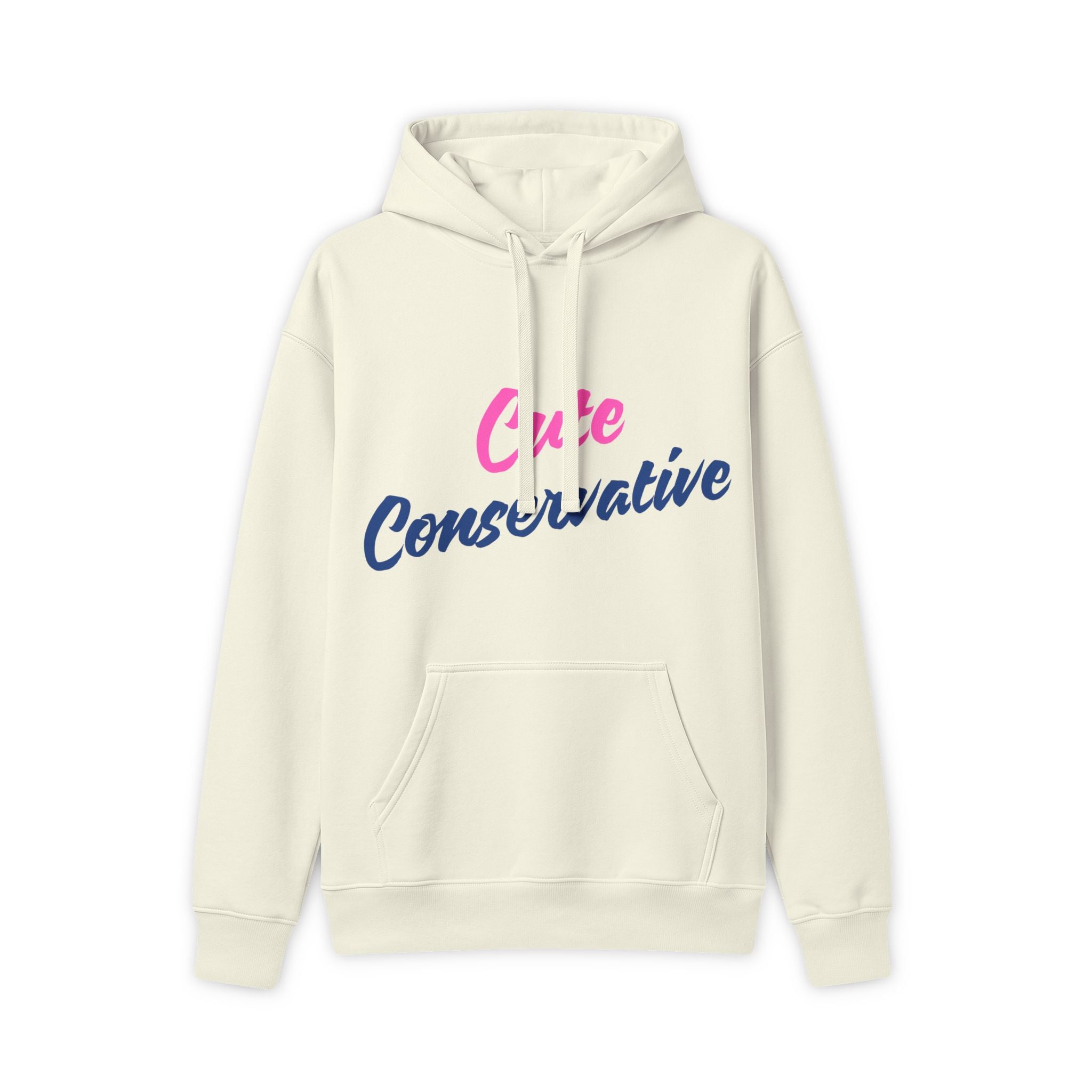 Cute Conservative Hoodie — “Rightly Canadian” Maple Leaf Political Sweatshirt