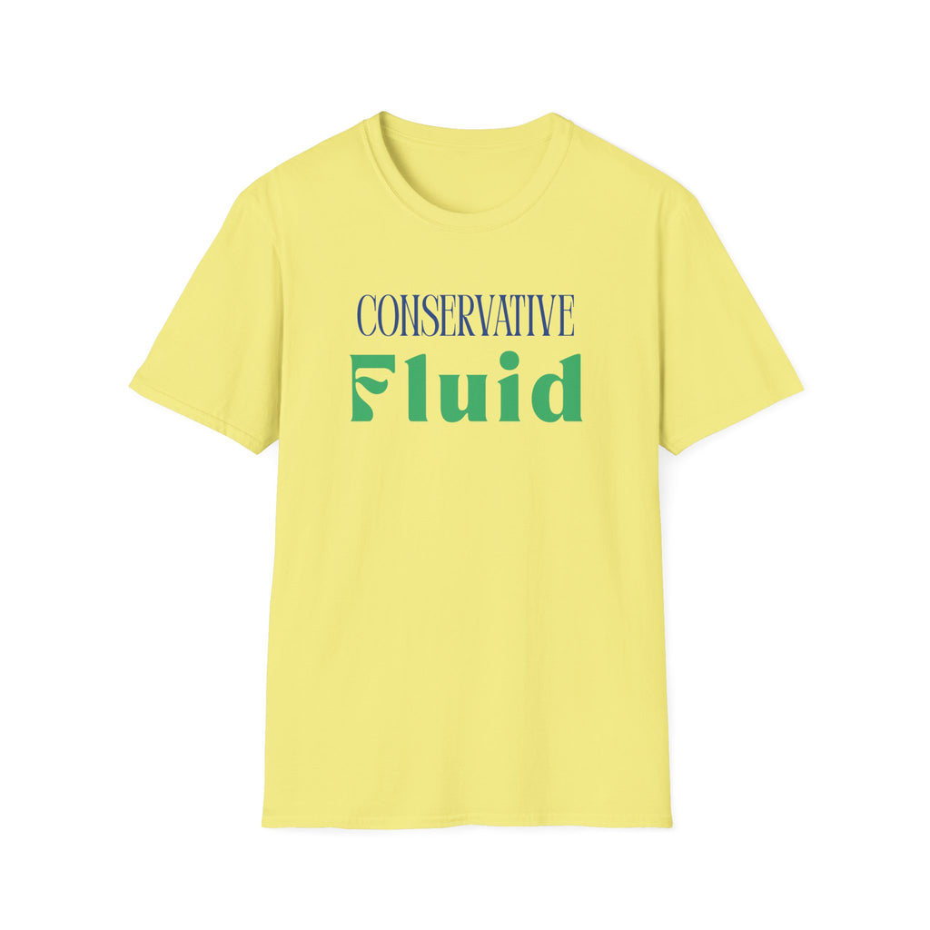 Conservative Fluid T-Shirt — Political Statement Tee