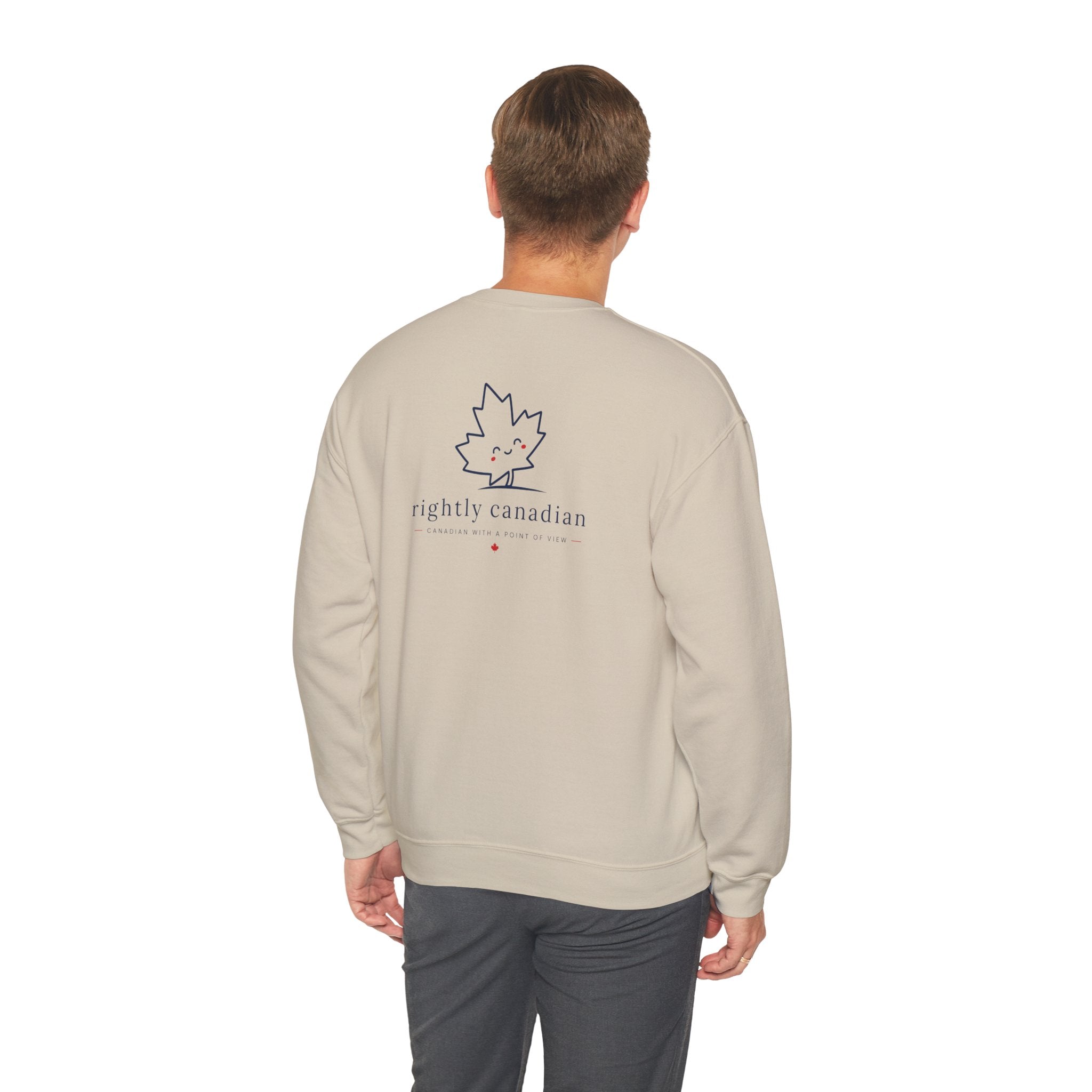 Conservative Presenting Sweatshirt — Rightly Canadian Crewneck