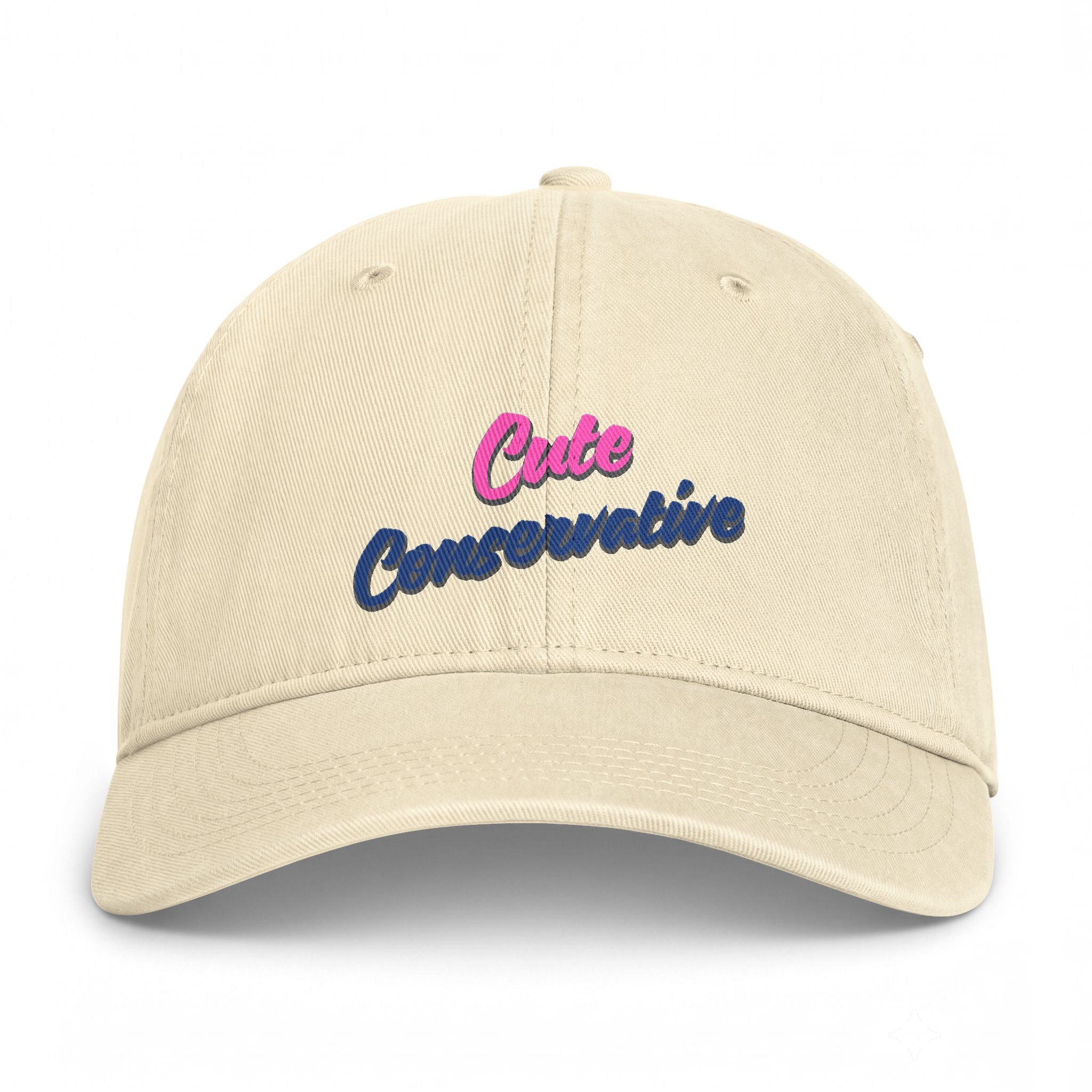 Cute Conservative Cap – Coastal Washed Cotton Baseball Hat