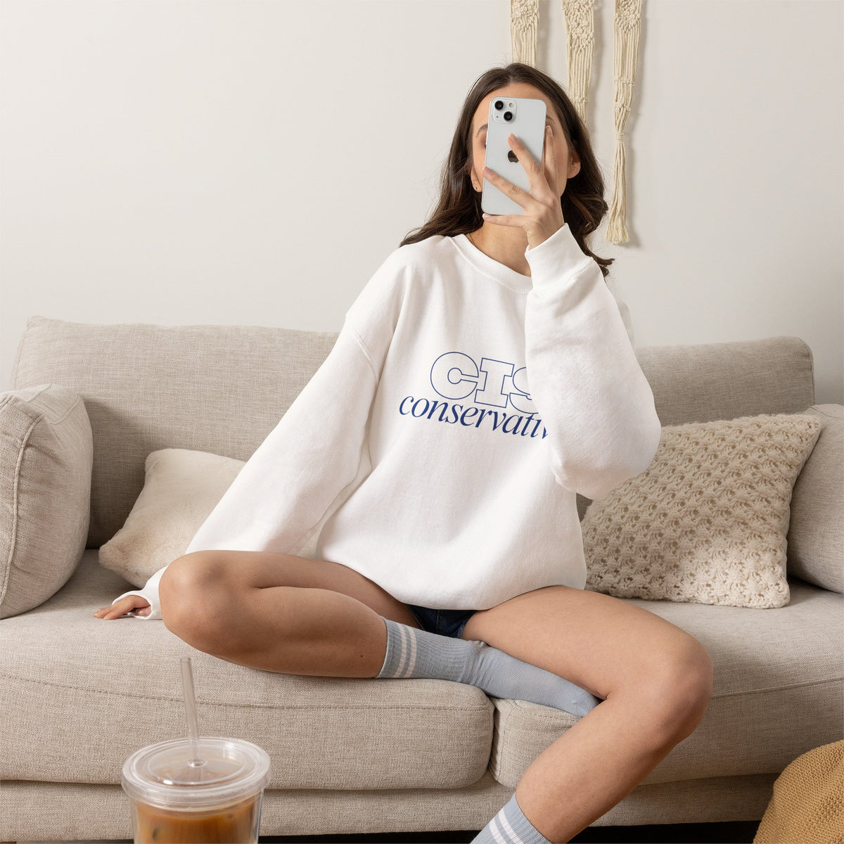 Conservative Crewneck Sweatshirt – 'CIS Conservative' Rightly Canadian Pullover