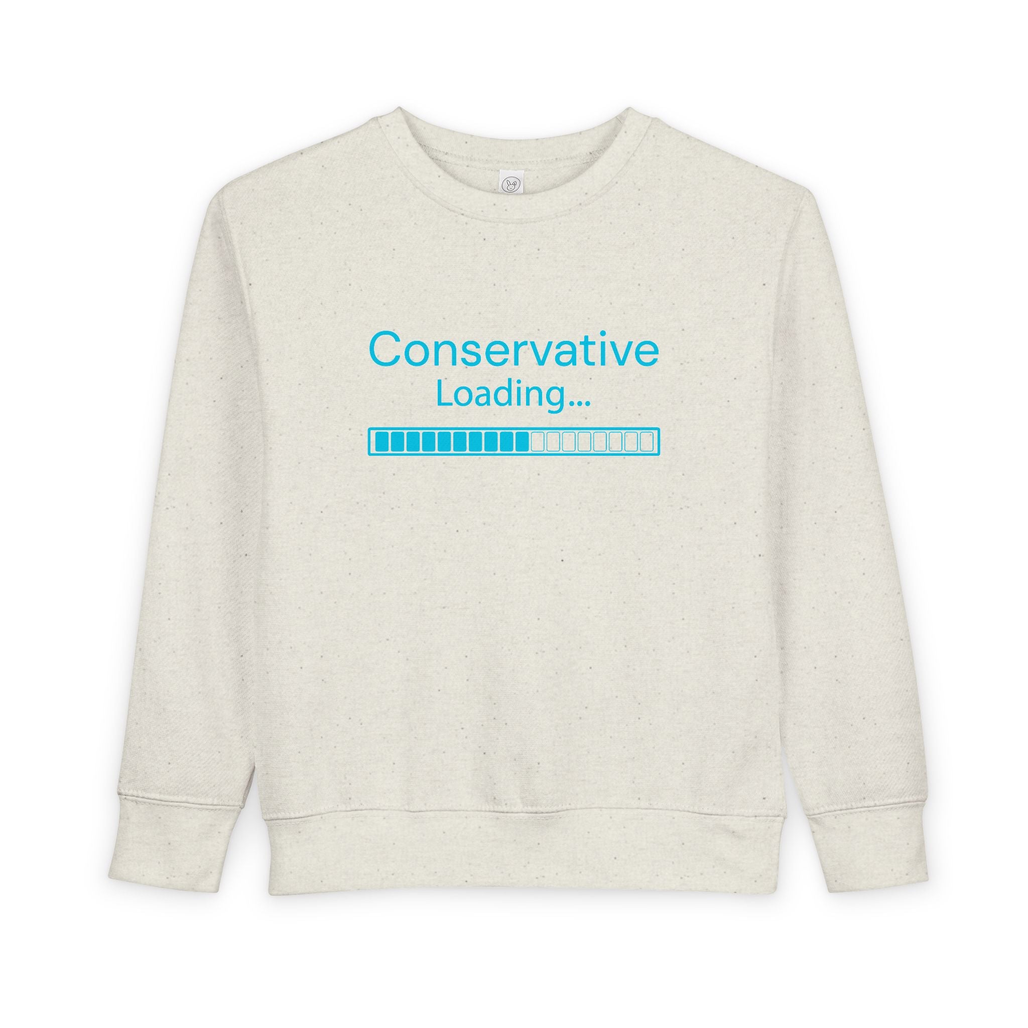 Toddler Sweatshirt — "Conservative Loading..." Cute Rightly Canadian Maple Crew