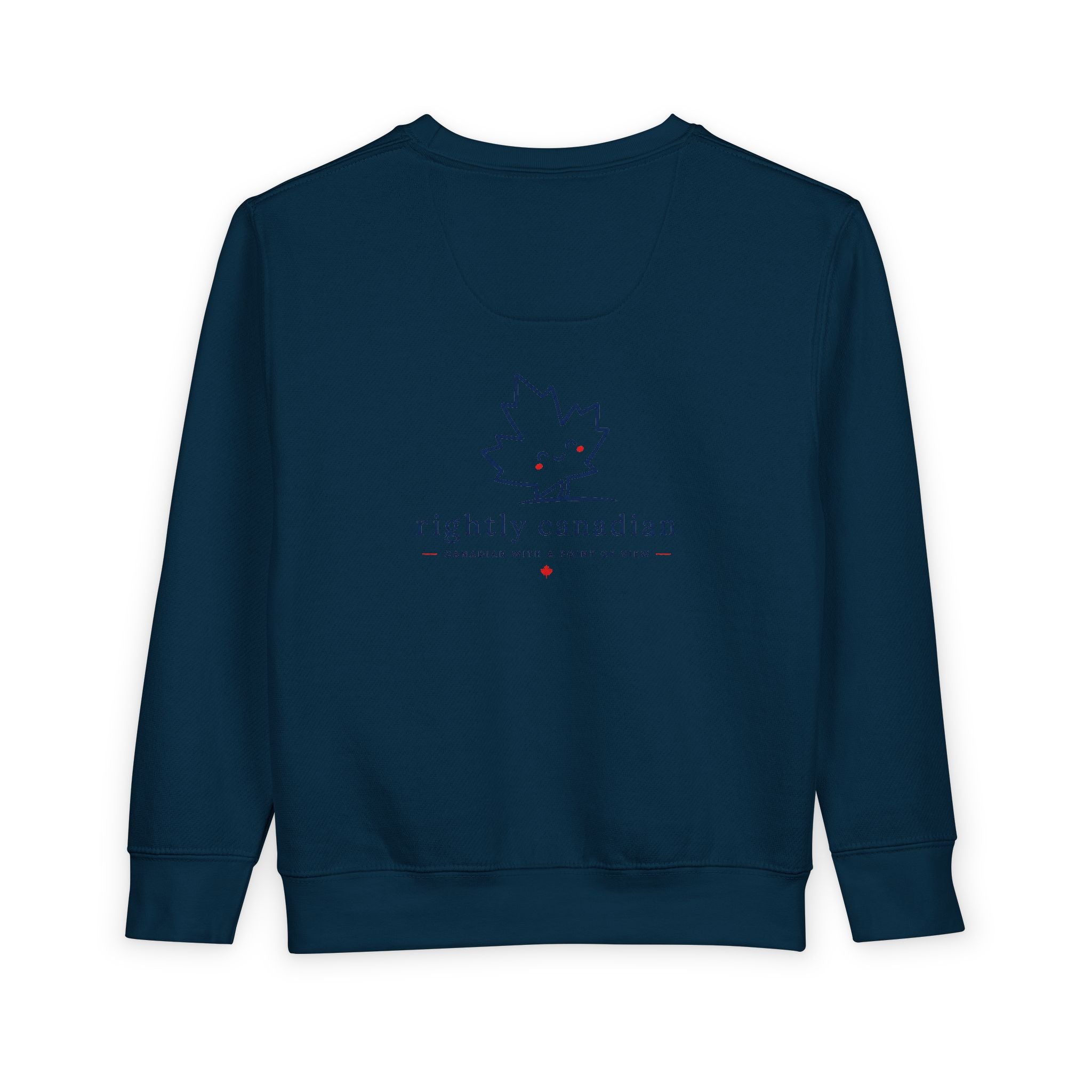 Toddler Sweatshirt — "Conservative Loading..." Cute Rightly Canadian Maple Crew