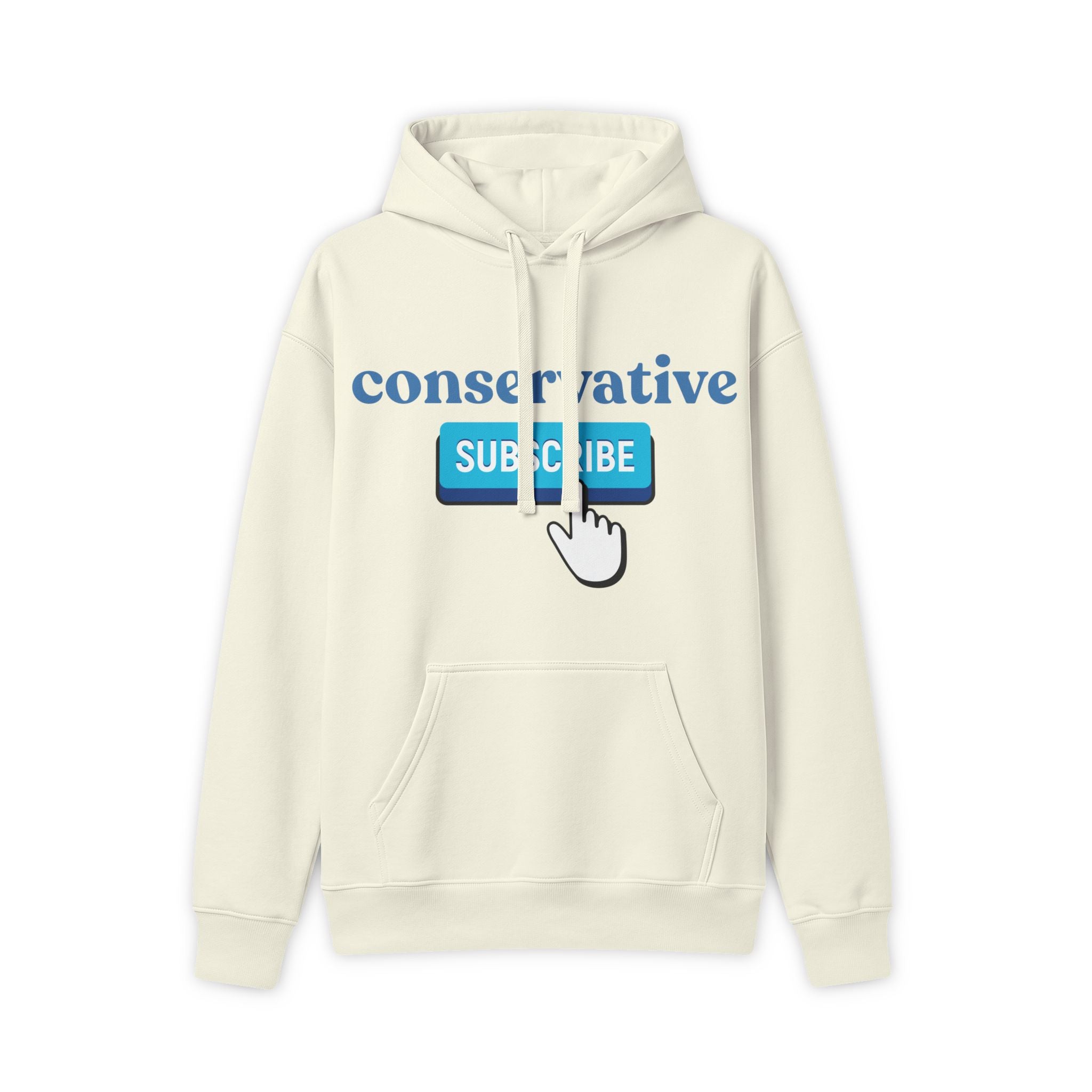 Conservative Subscribe Hoodie — 'Rightly Canadian' Maple Leaf Pullover