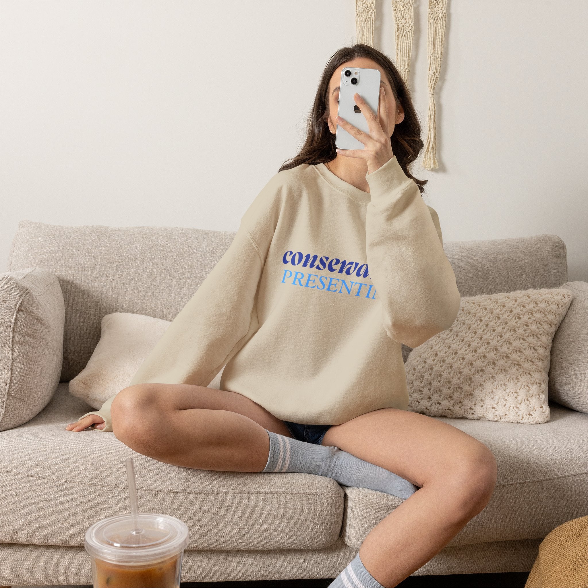 Conservative Presenting Sweatshirt — Rightly Canadian Crewneck