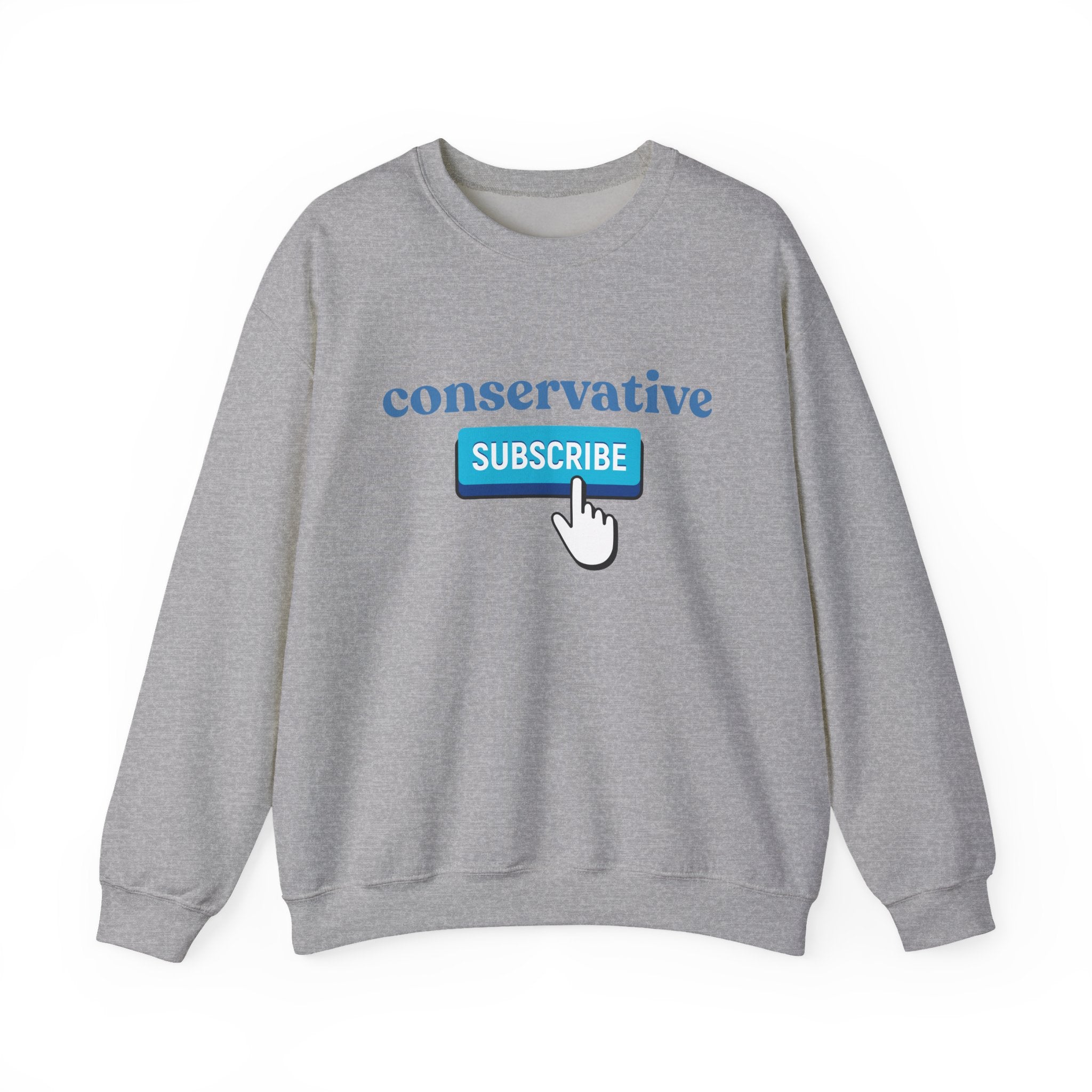 Conservative Subscribe Crewneck Sweatshirt