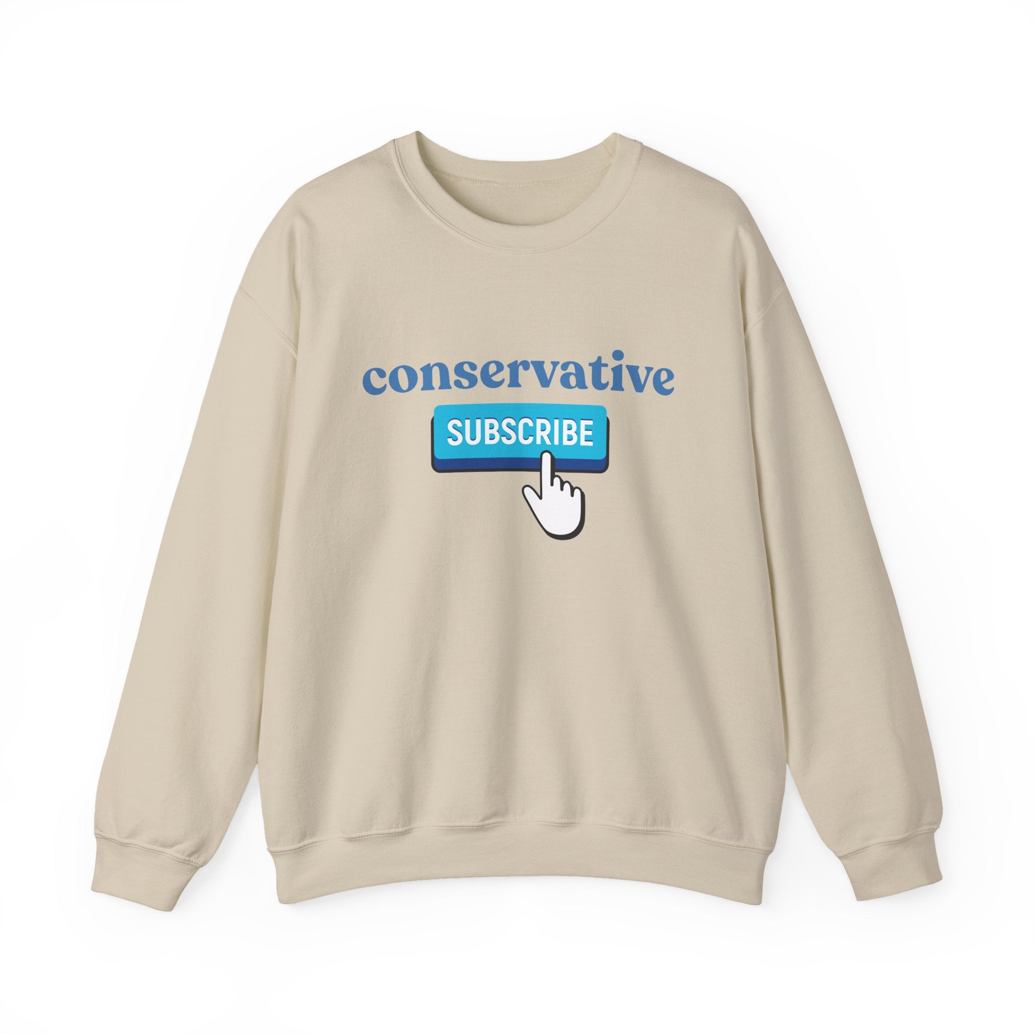 Conservative Subscribe Crewneck Sweatshirt