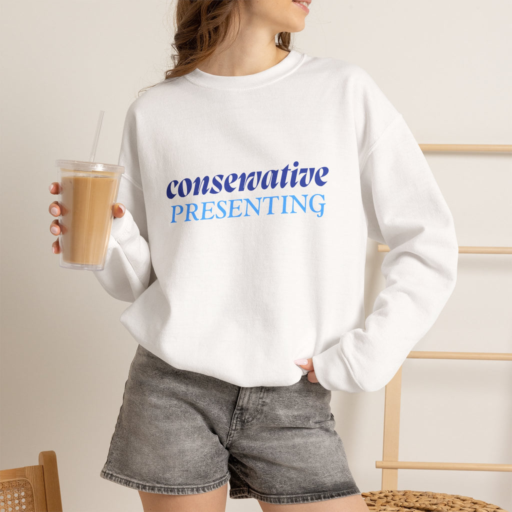 Conservative Presenting Sweatshirt — Rightly Canadian Crewneck