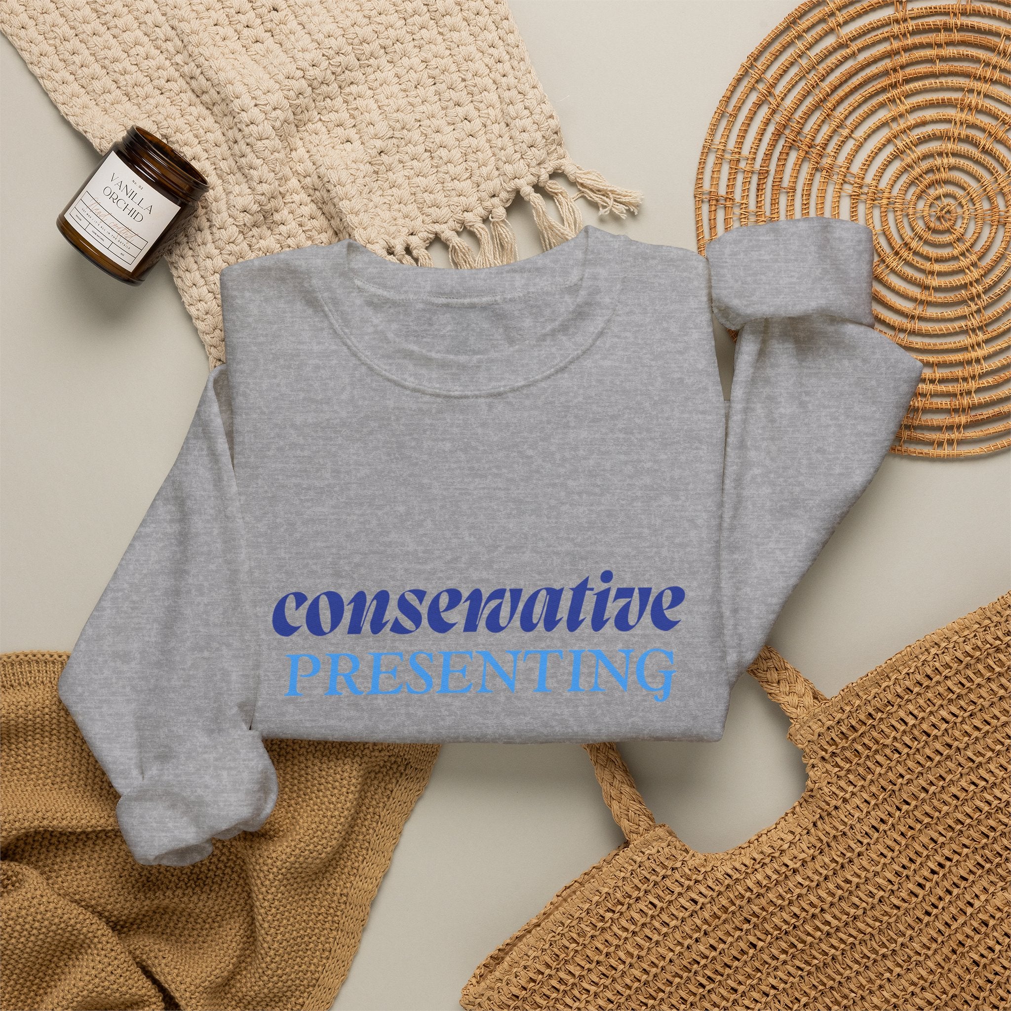 Conservative Presenting Sweatshirt — Rightly Canadian Crewneck