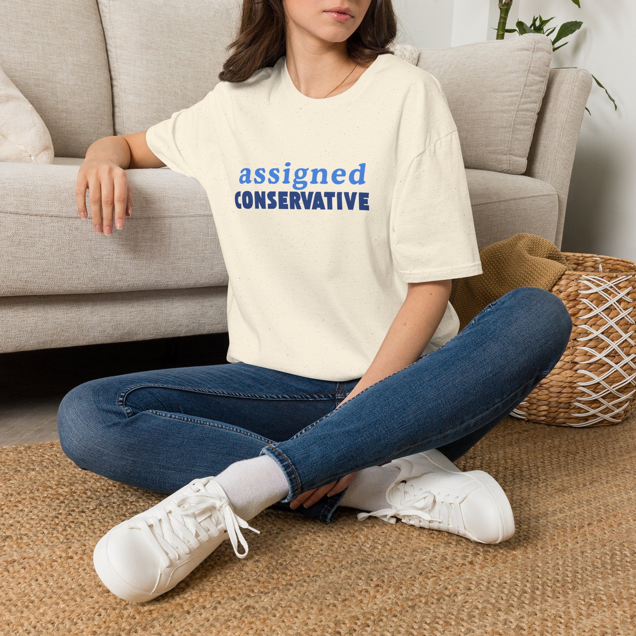 Assigned Conservative T-Shirt — Political Statement Tee
