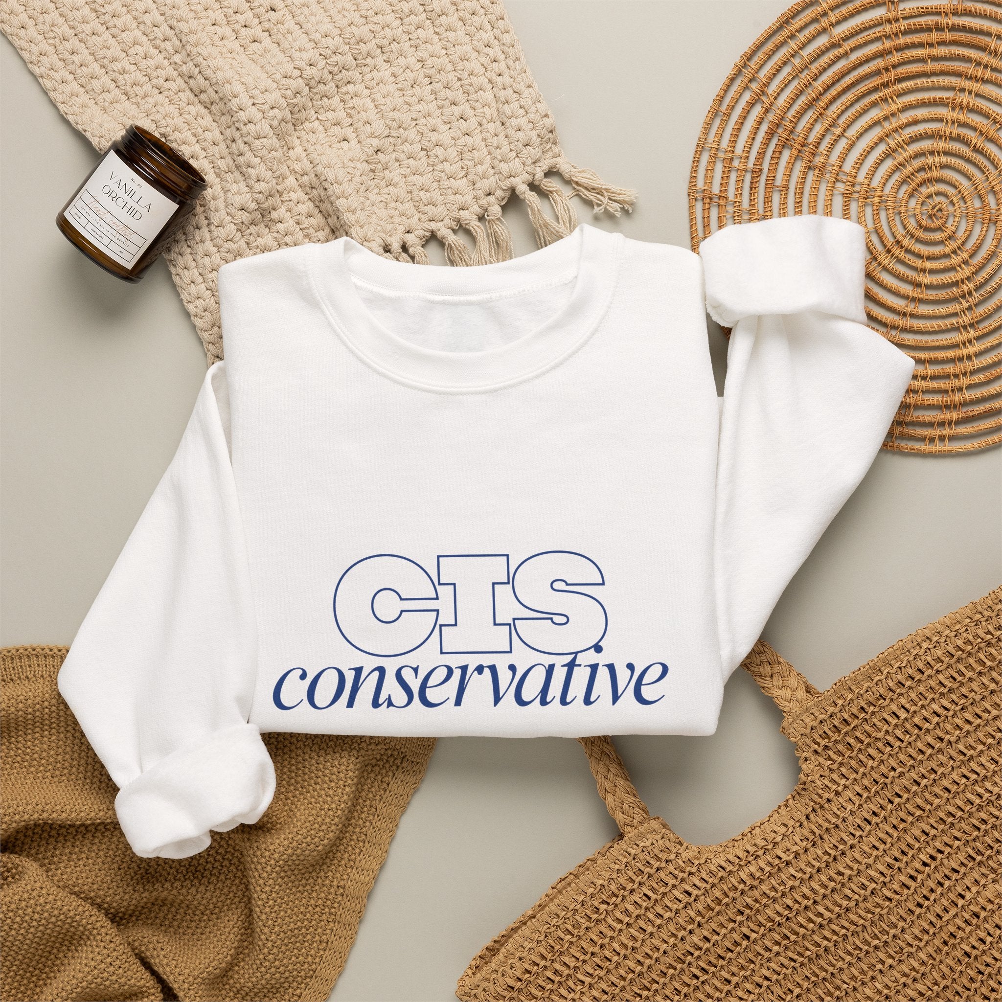 Conservative Crewneck Sweatshirt – 'CIS Conservative' Rightly Canadian Pullover