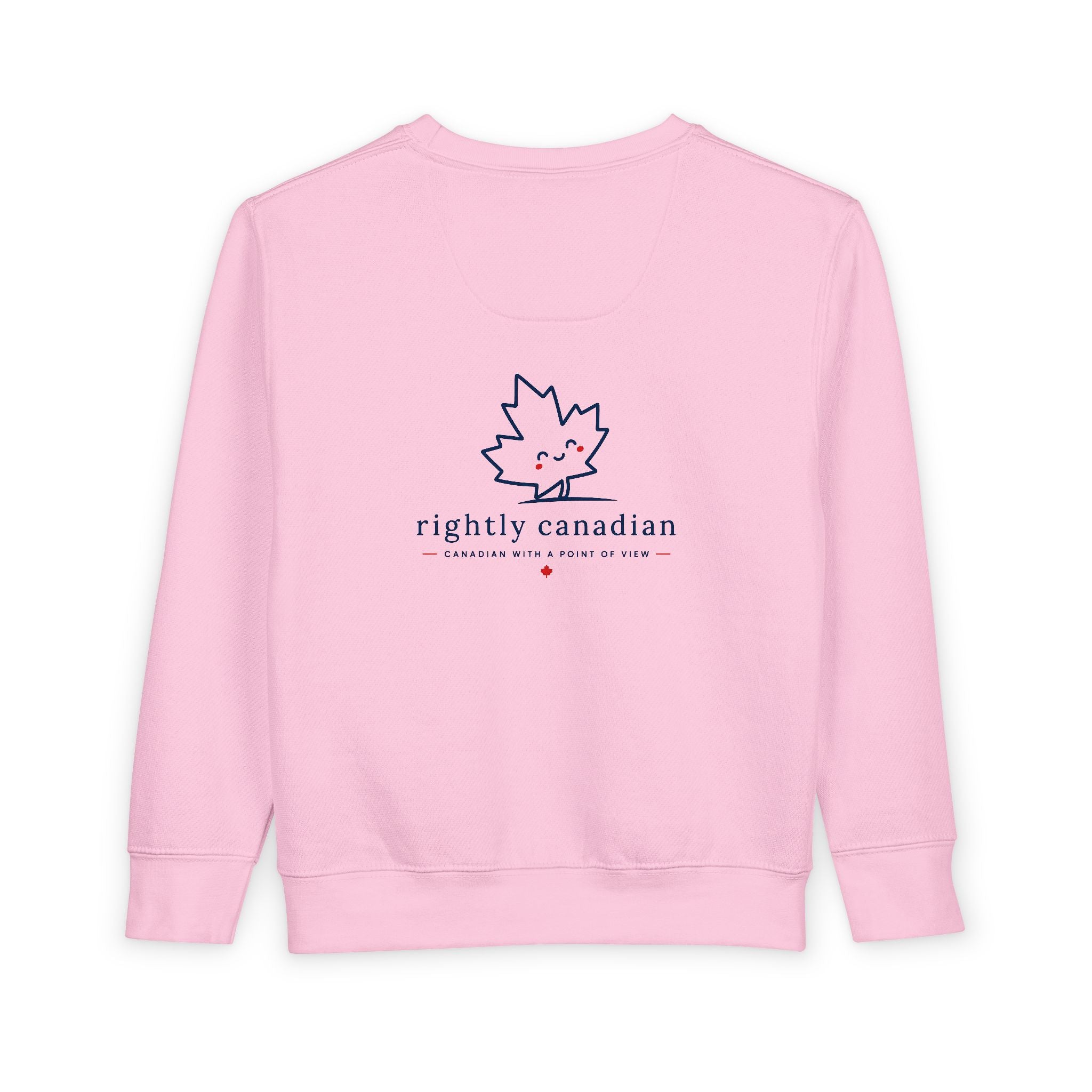 Toddler Sweatshirt — "Conservative Loading..." Cute Rightly Canadian Maple Crew