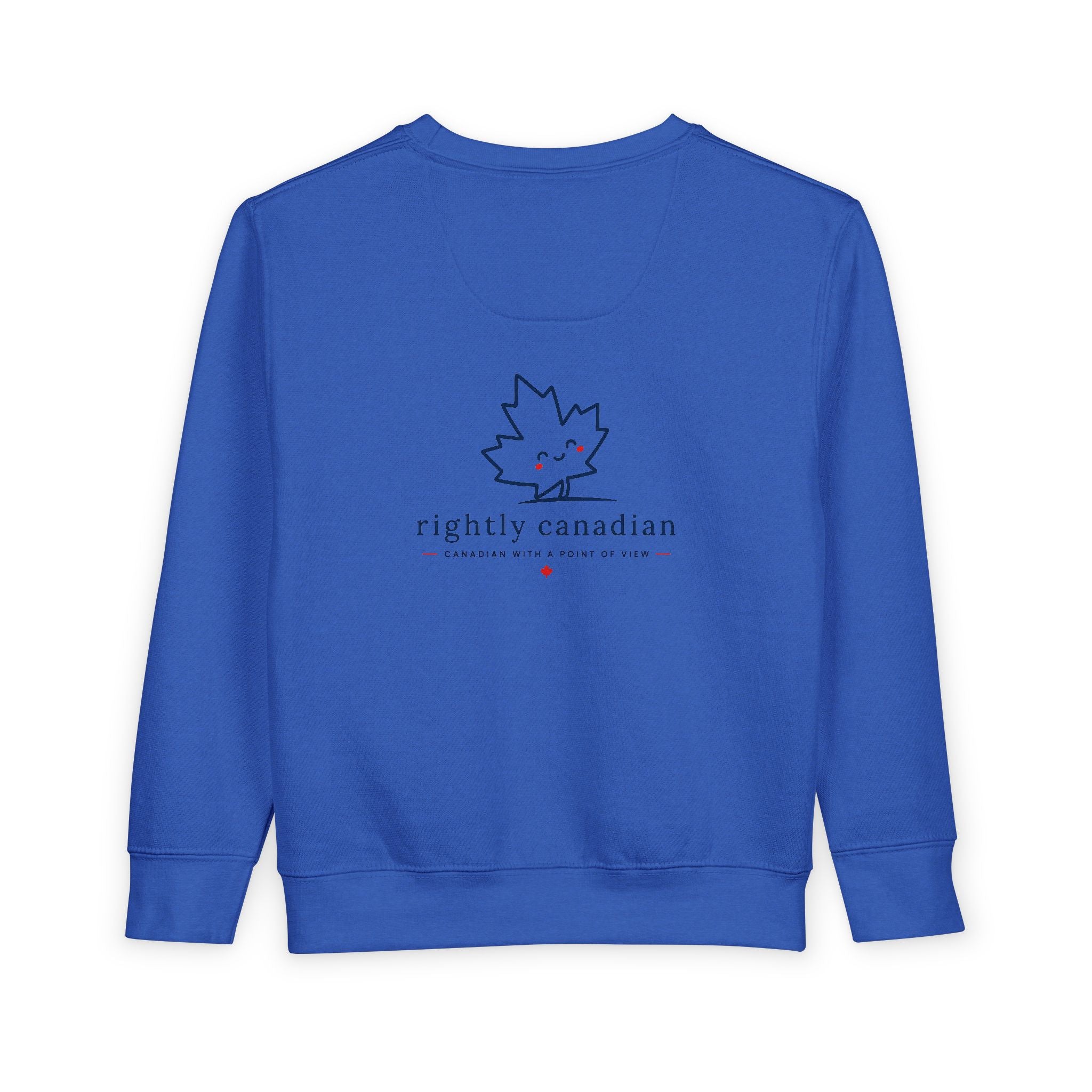 Toddler Sweatshirt — "Conservative Loading..." Cute Rightly Canadian Maple Crew