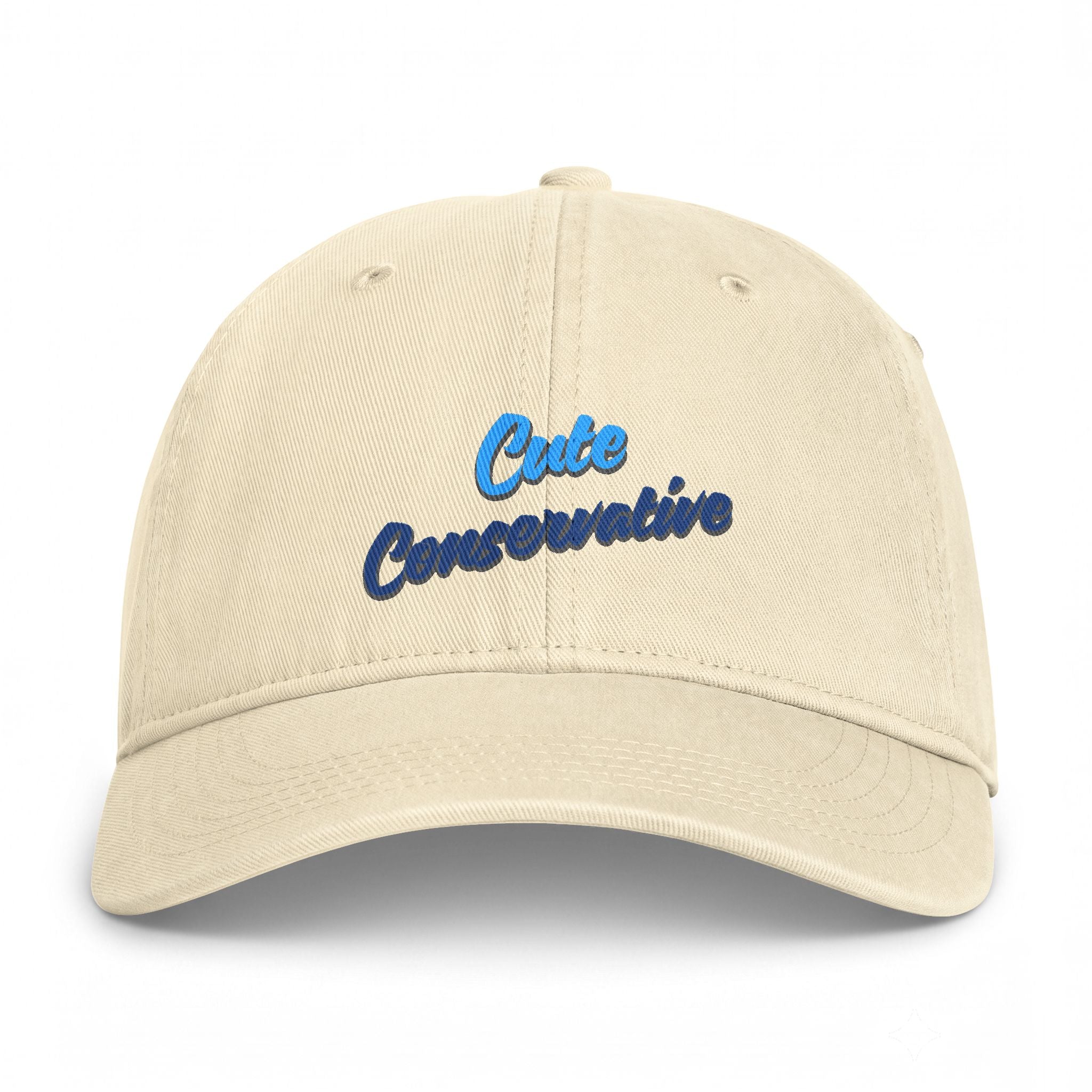 Cute Conservative Cap — Coastal Washed Baseball Hat
