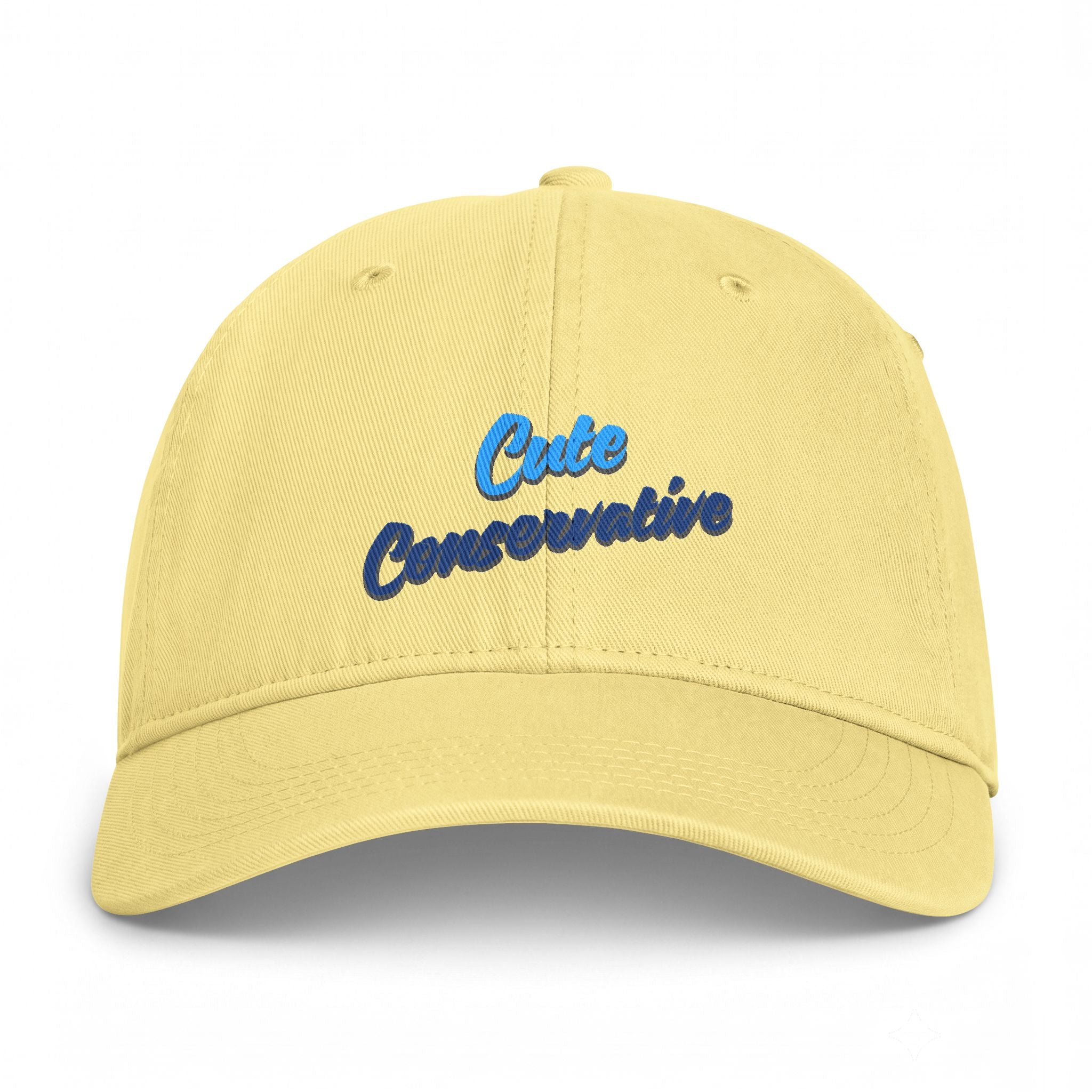 Cute Conservative Cap — Coastal Washed Baseball Hat
