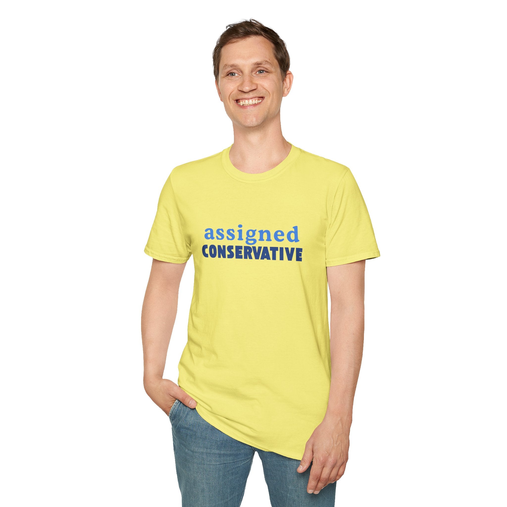 Assigned Conservative T-Shirt — Political Statement Tee