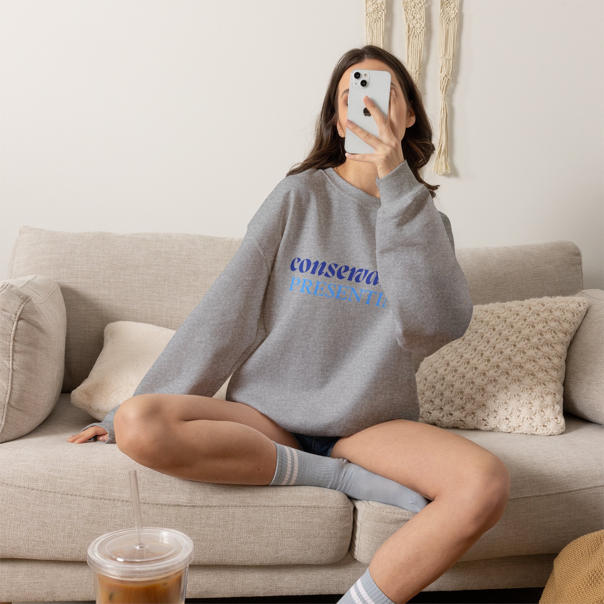 Conservative Presenting Sweatshirt — Rightly Canadian Crewneck