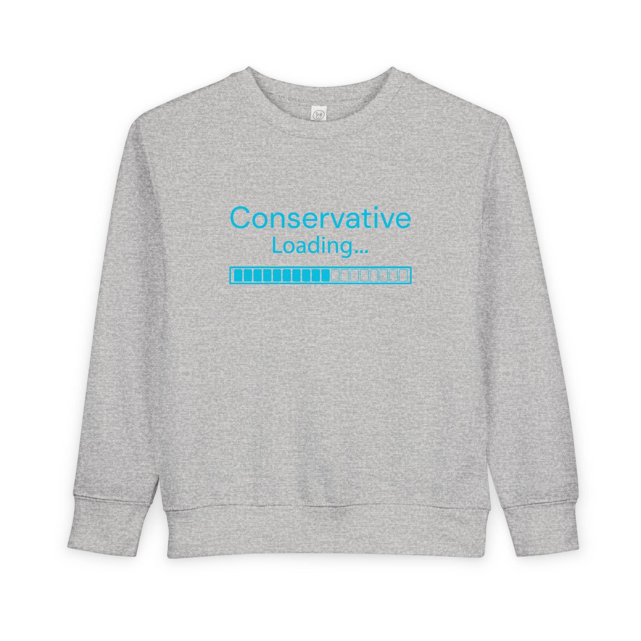 Toddler Sweatshirt — "Conservative Loading..." Cute Rightly Canadian Maple Crew