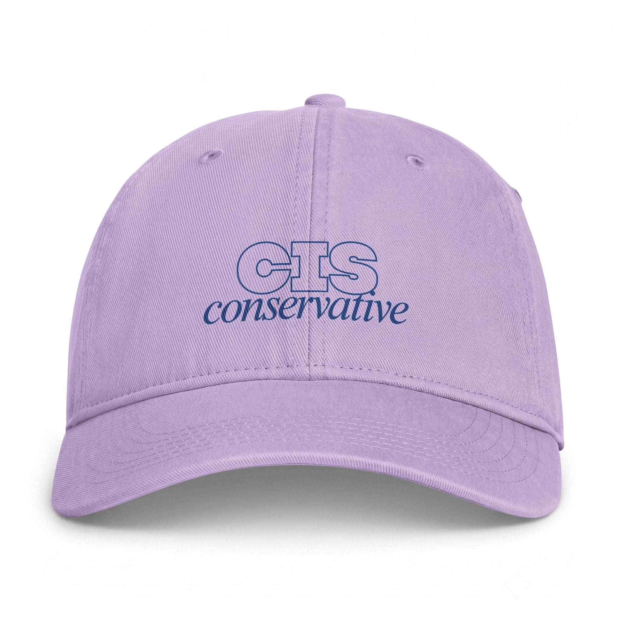 Conservative Dad Hat — "CIS conservative" Coastal Washed Cap