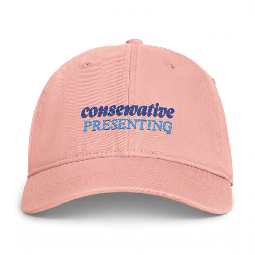Coastal Washed Cap - "Conservative Presenting" Beach Dad Hat