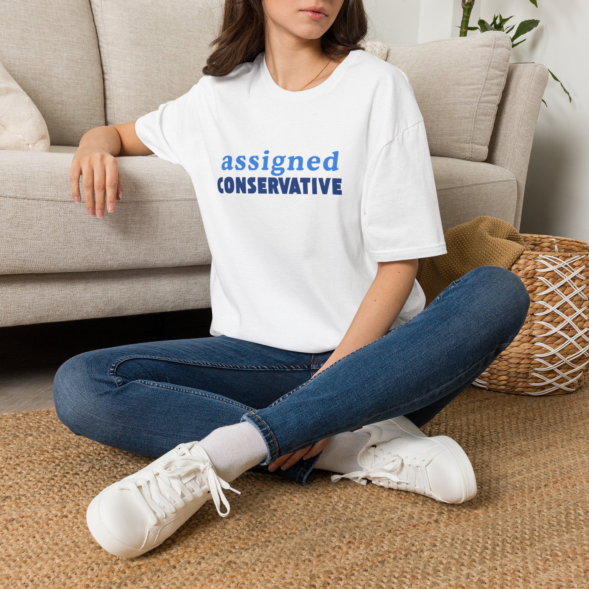 Assigned Conservative T-Shirt — Political Statement Tee