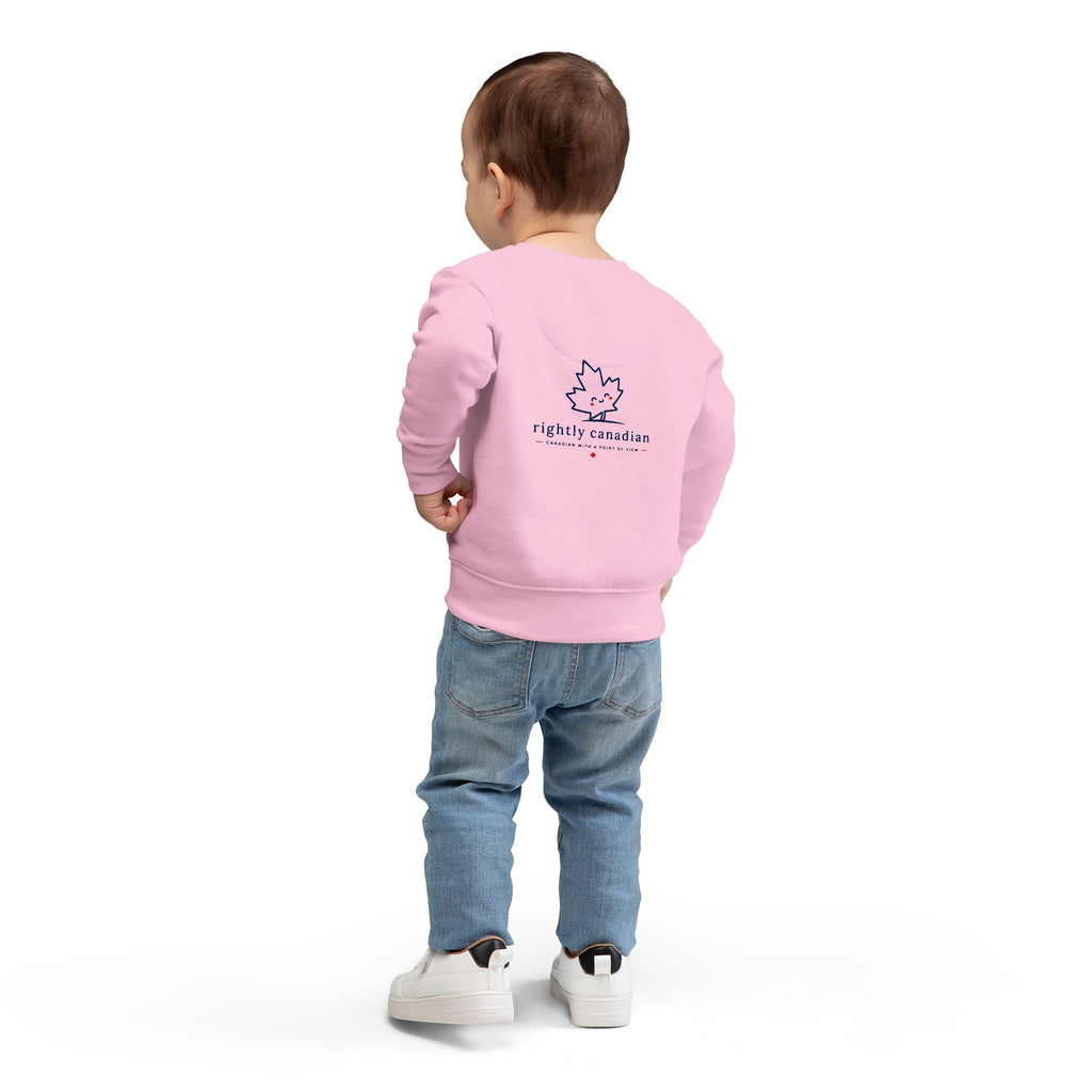 Toddler Sweatshirt — "Conservative Loading..." Cute Rightly Canadian Maple Crew