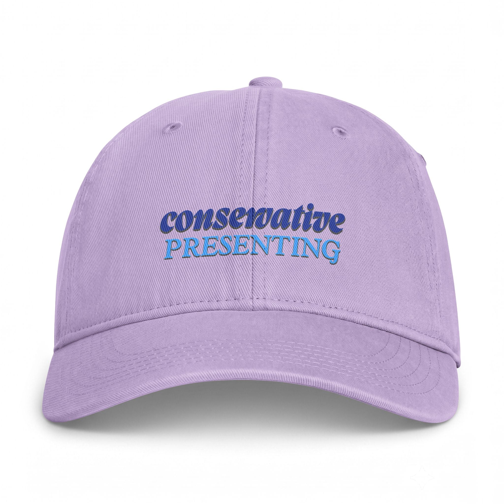 Coastal Washed Cap - "Conservative Presenting" Beach Dad Hat