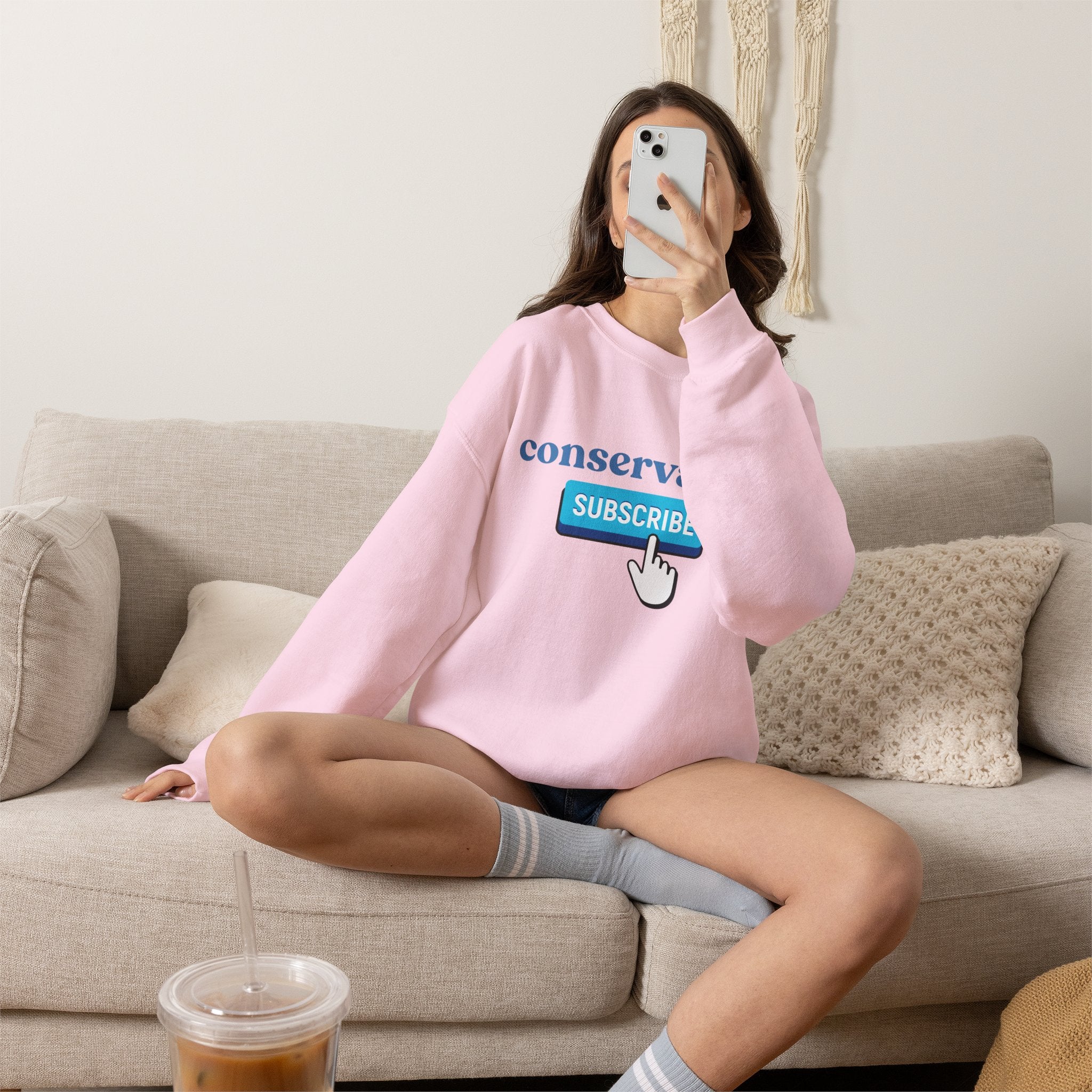 Conservative Subscribe Crewneck Sweatshirt