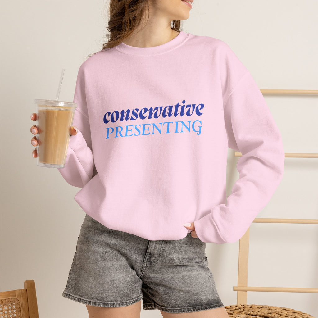 Conservative Presenting Sweatshirt — Rightly Canadian Crewneck