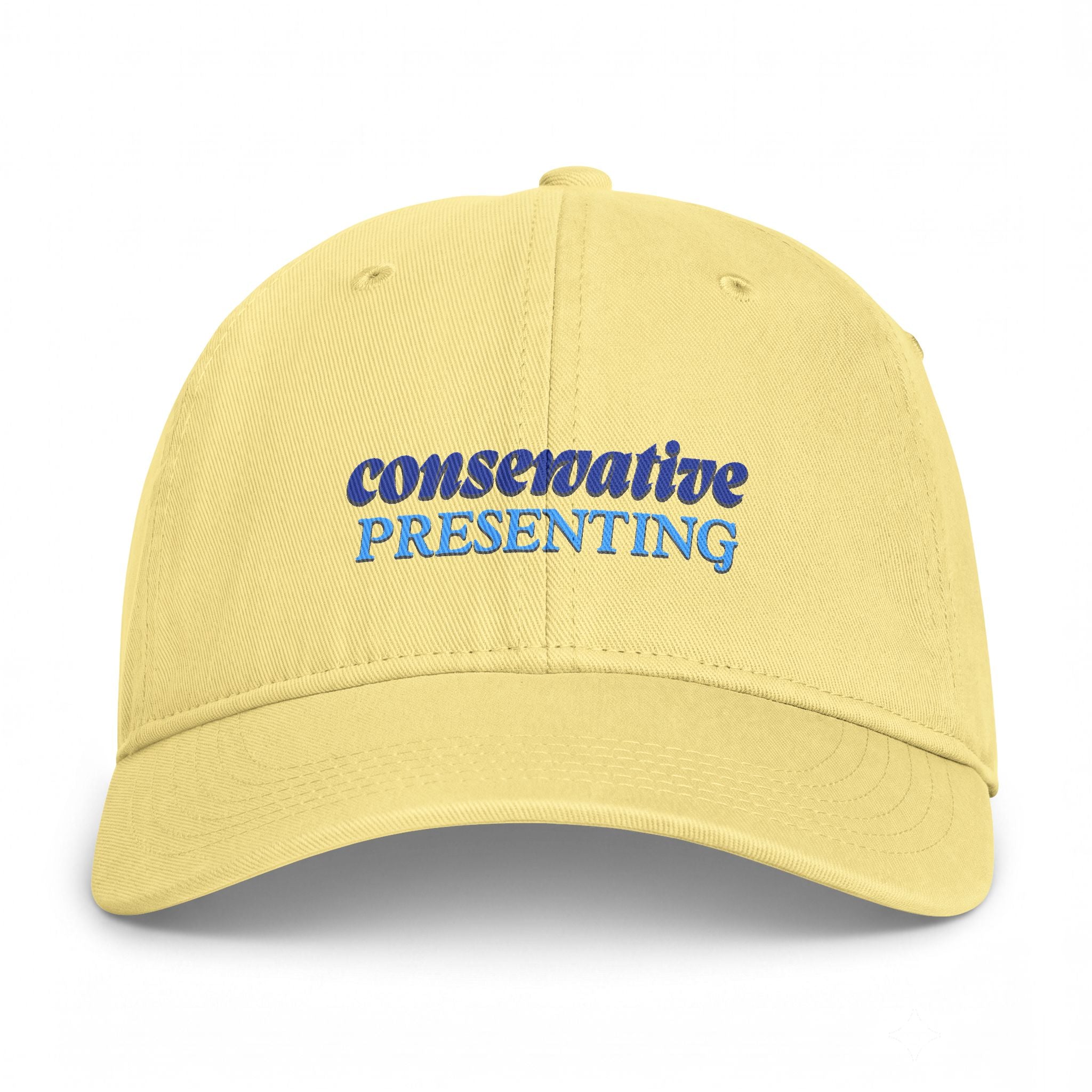 Coastal Washed Cap - "Conservative Presenting" Beach Dad Hat